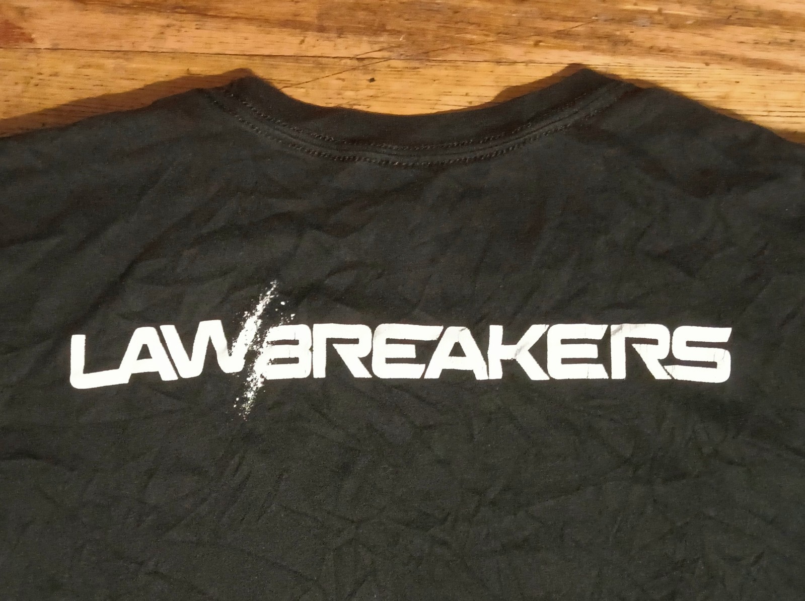 Lawbreakers Cronos t-shirt defunct video game promo playstation