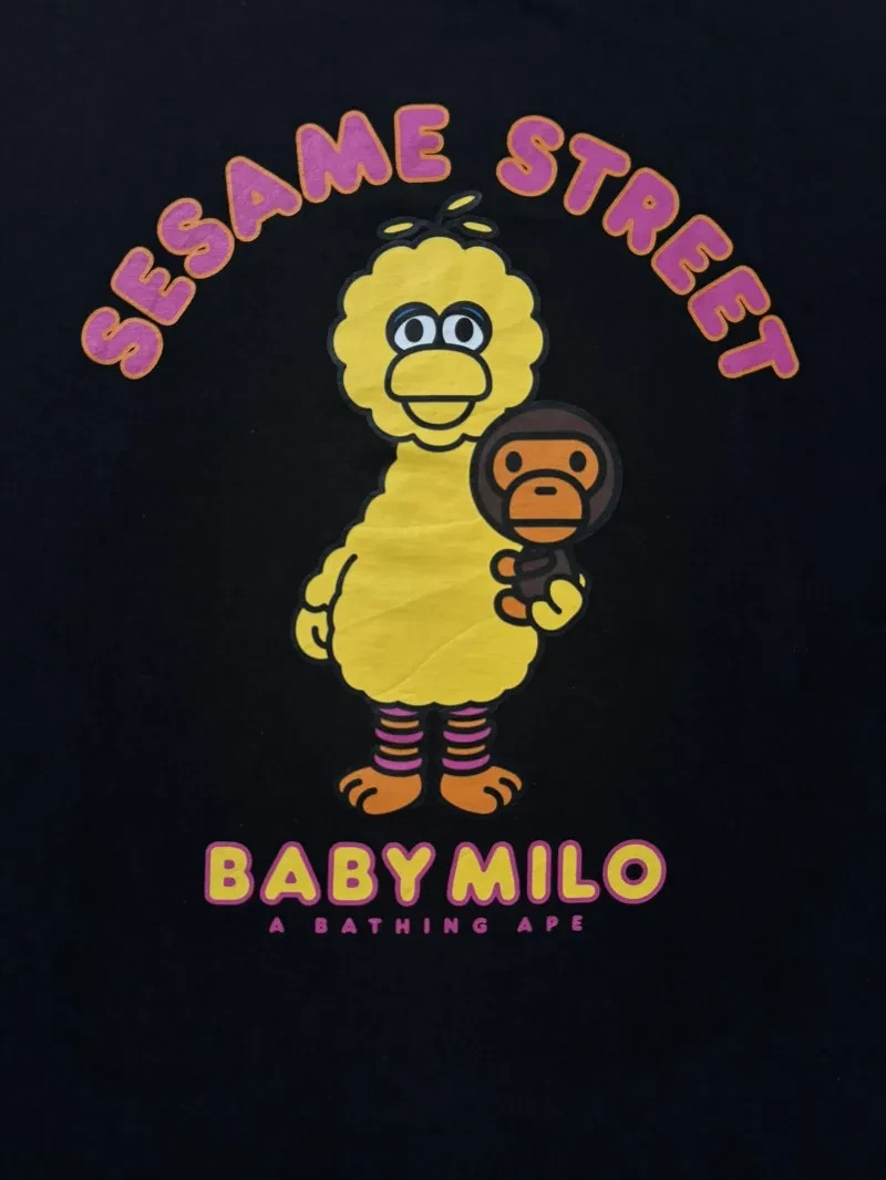Bape X Sesame Street Baby Milo & Big Bird SZ/ L