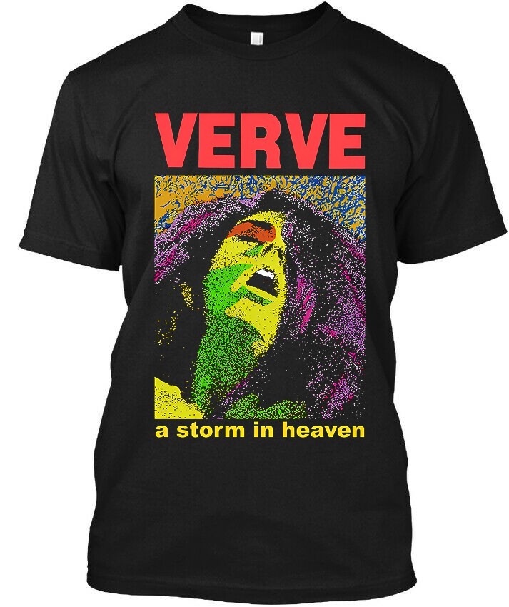 Limited New Popular The Verve A Storm in Heaven English Music Logo T-Shirt S-4XL