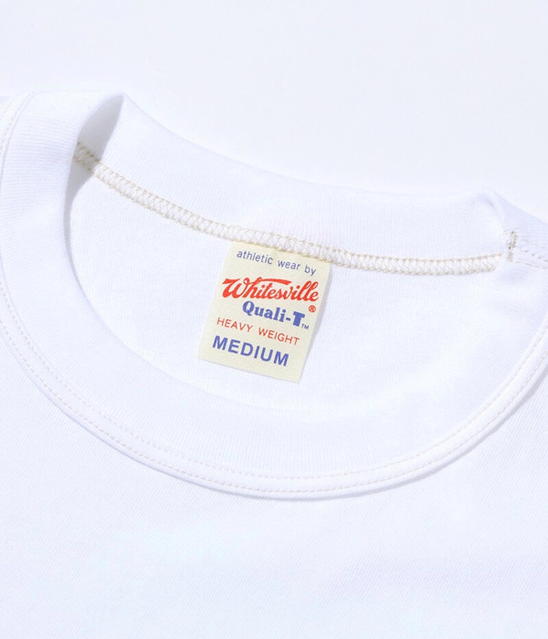WHITESVILLE 2-PACK T-SHIRT – White, Black, Navy, Gray [ WV73544 ] Made in Japan