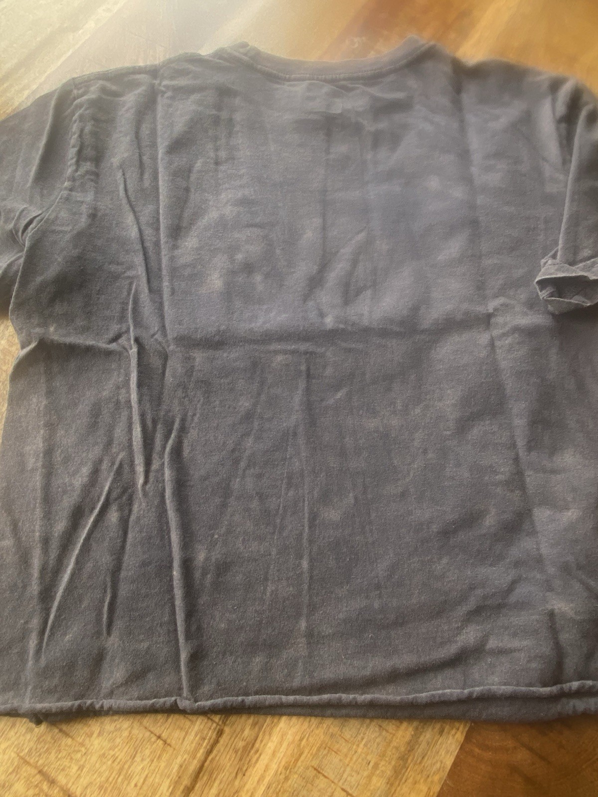 GM General Motors Official T Shirt Pontiac Firebird Distressed Logo Gray Size M