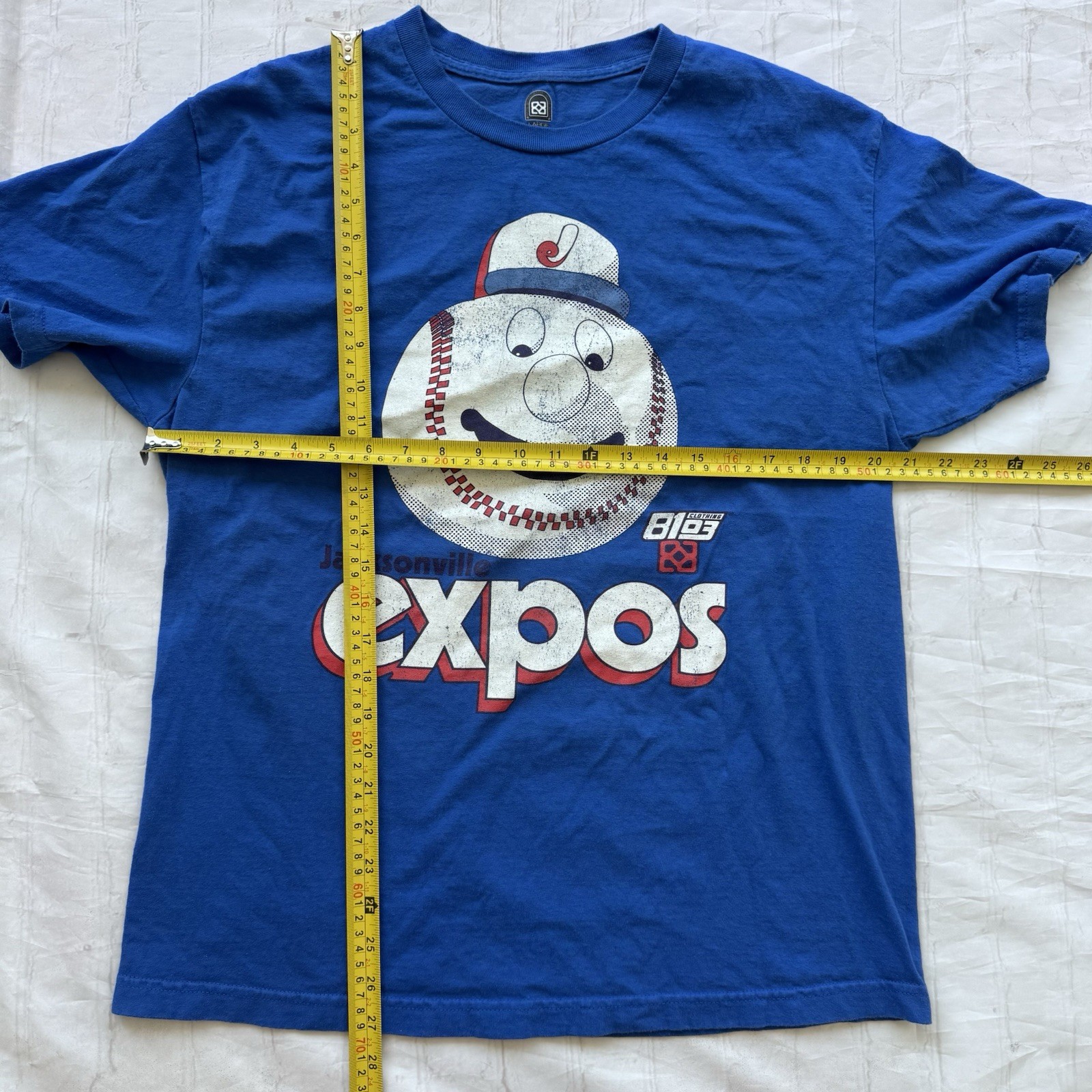 Jacksonville Expos Florida Southern League Baseball T Shirt Blue 8103 Clothing