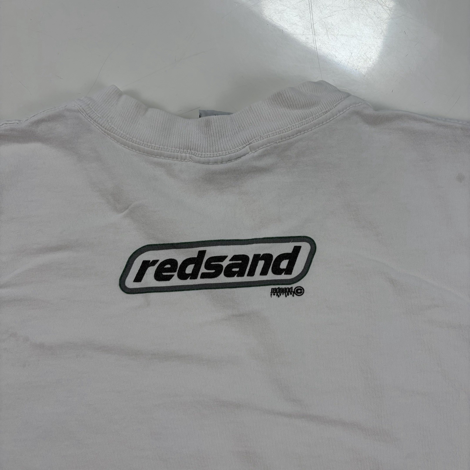Red Sand Skater T-Shirt Vintage 90s T Made In USA Size XL Surf Skate Streetwear