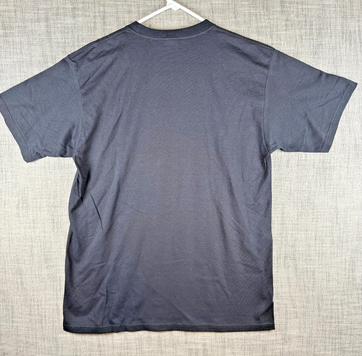 Size L – Yazbek Skeleton Torso Glow In The Dark Graphic T-Shirt Black