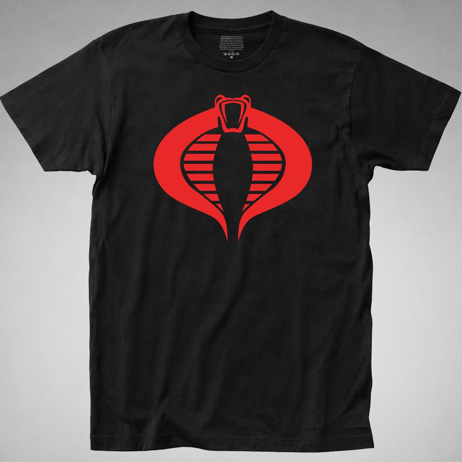 G.I. Joe Cobra Commander Logo icon Symbol T-Shirt tee 80s