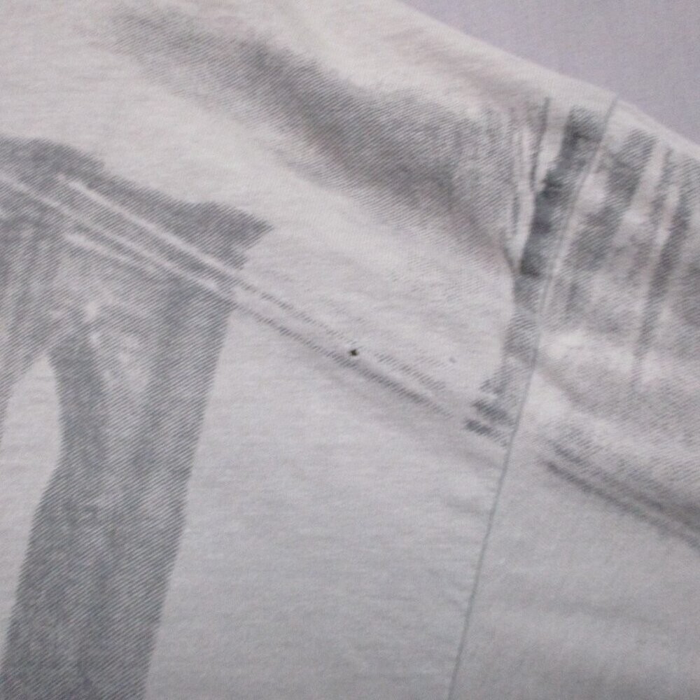 Converse One Star Graphic Print T-Shirt Gray Men Size Large