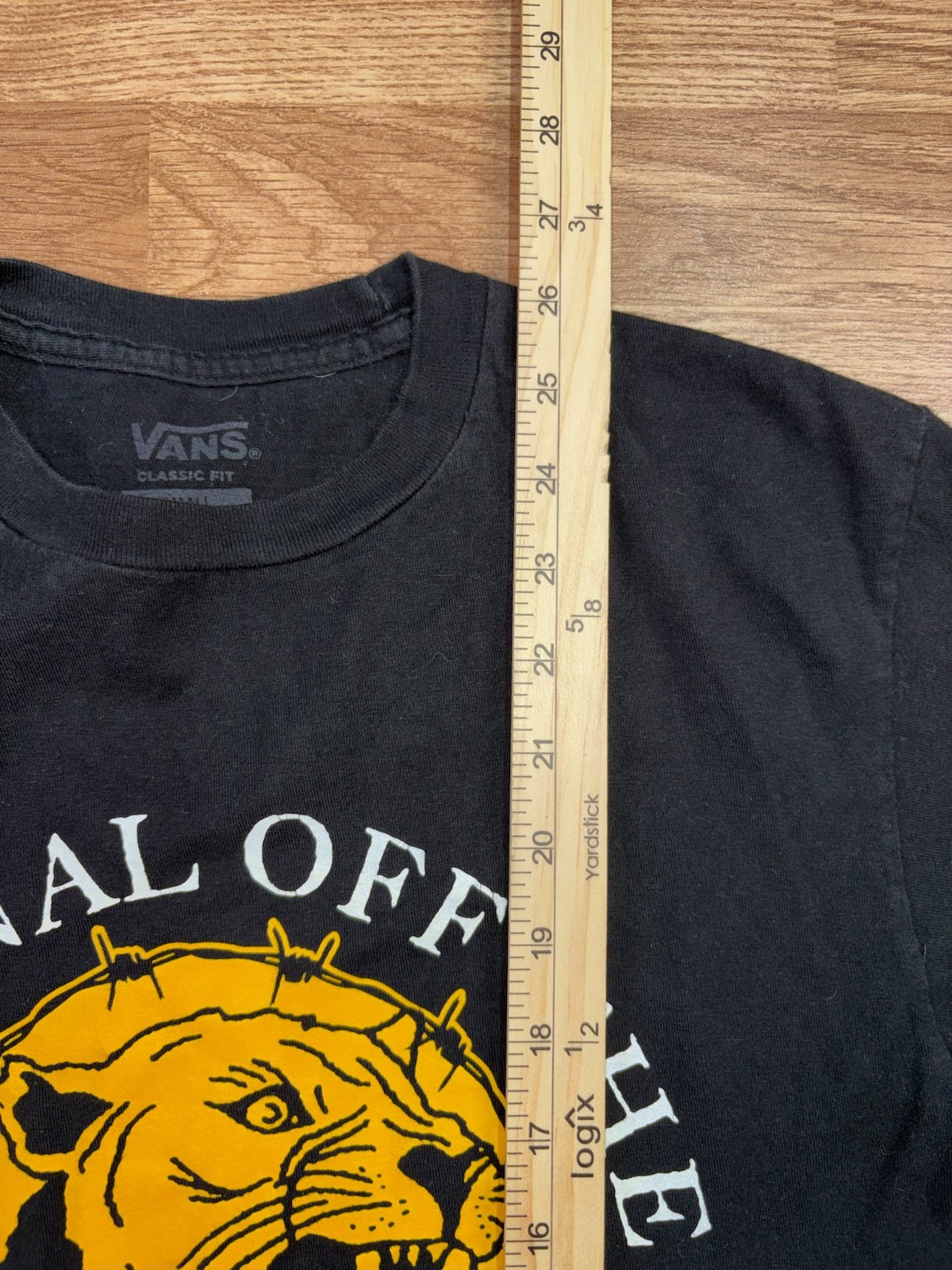 Vans Graphic T Shirt Small Black Logo Streetwear Skate
