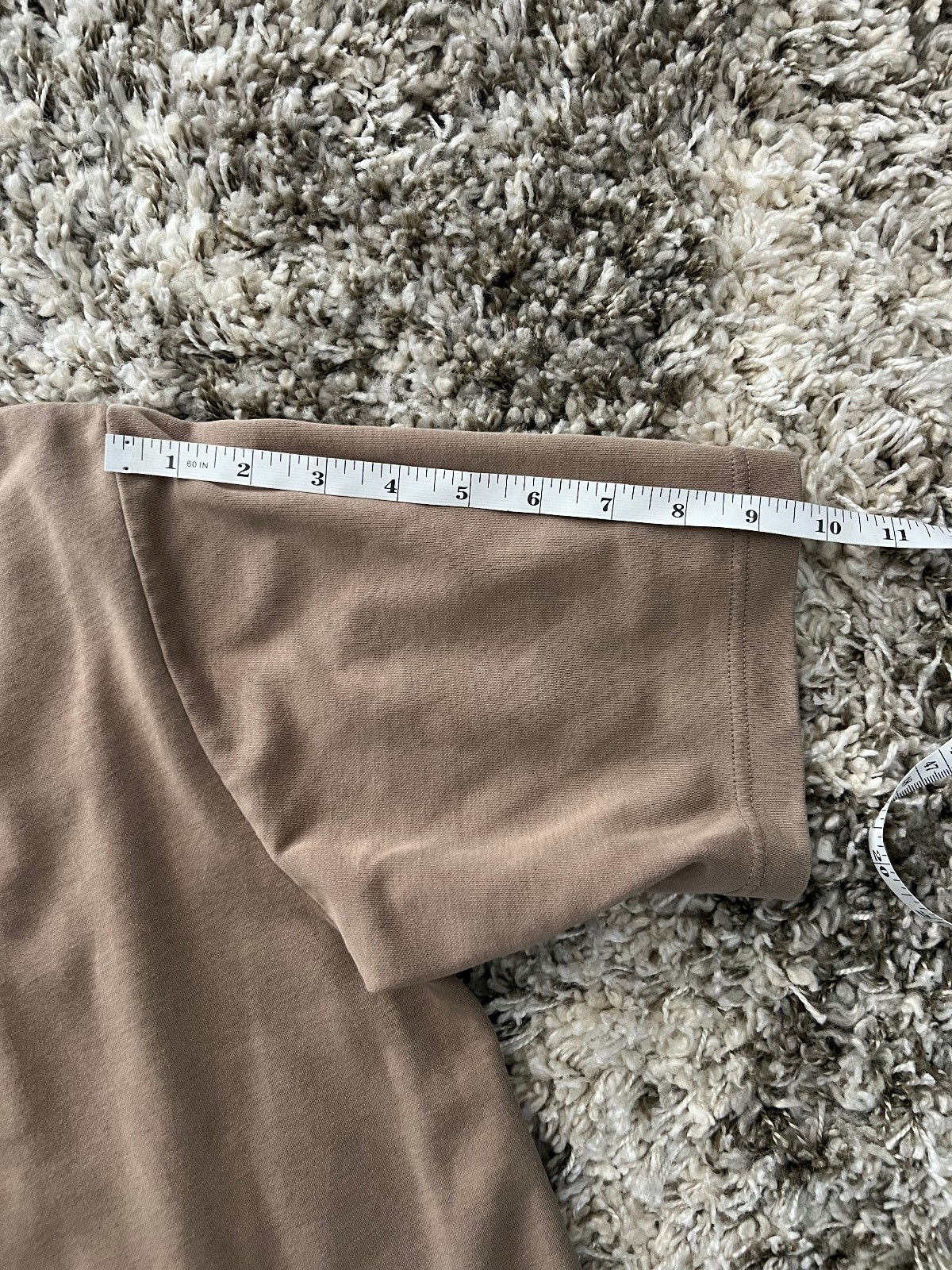 UNIQLO U AIRism Cotton Oversized T-Shirt Half-Sleeve Brown Men’s Medium