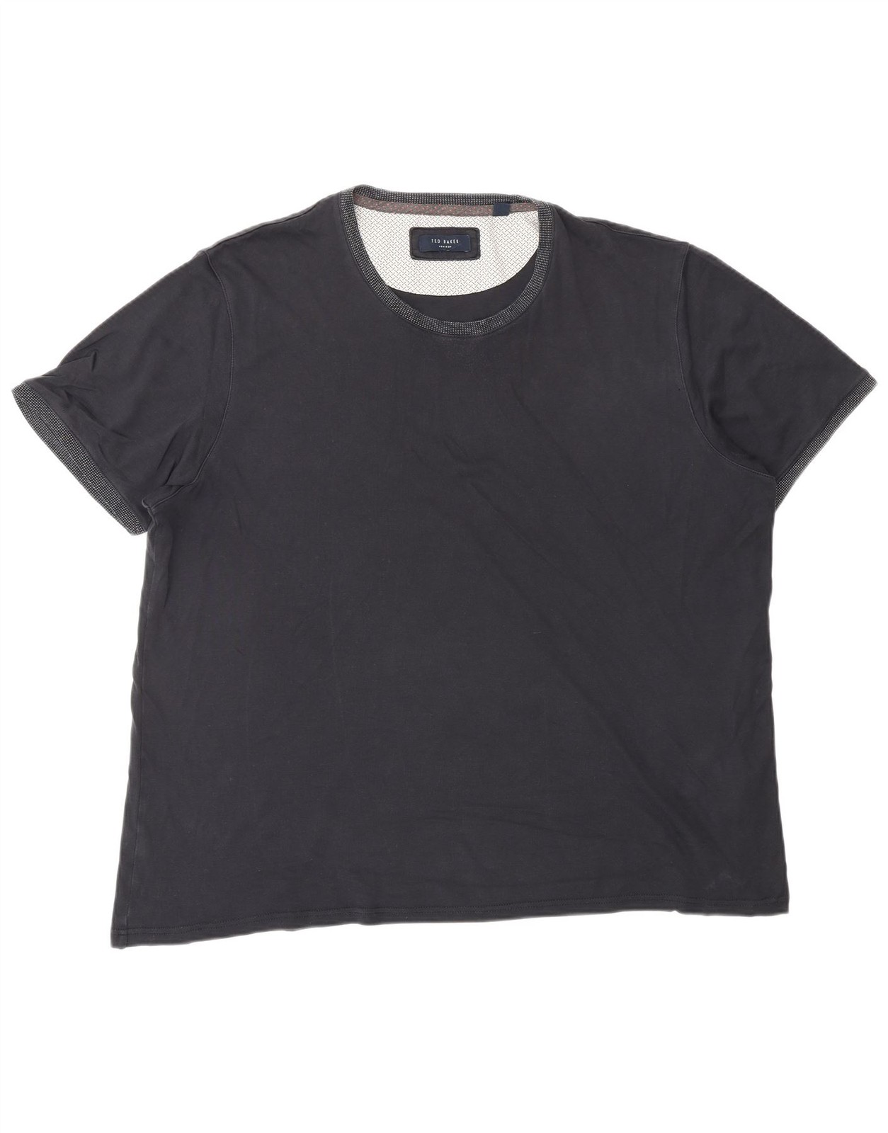 TED BAKER Mens T-Shirt Top 2XL Navy Blue Cotton CK15