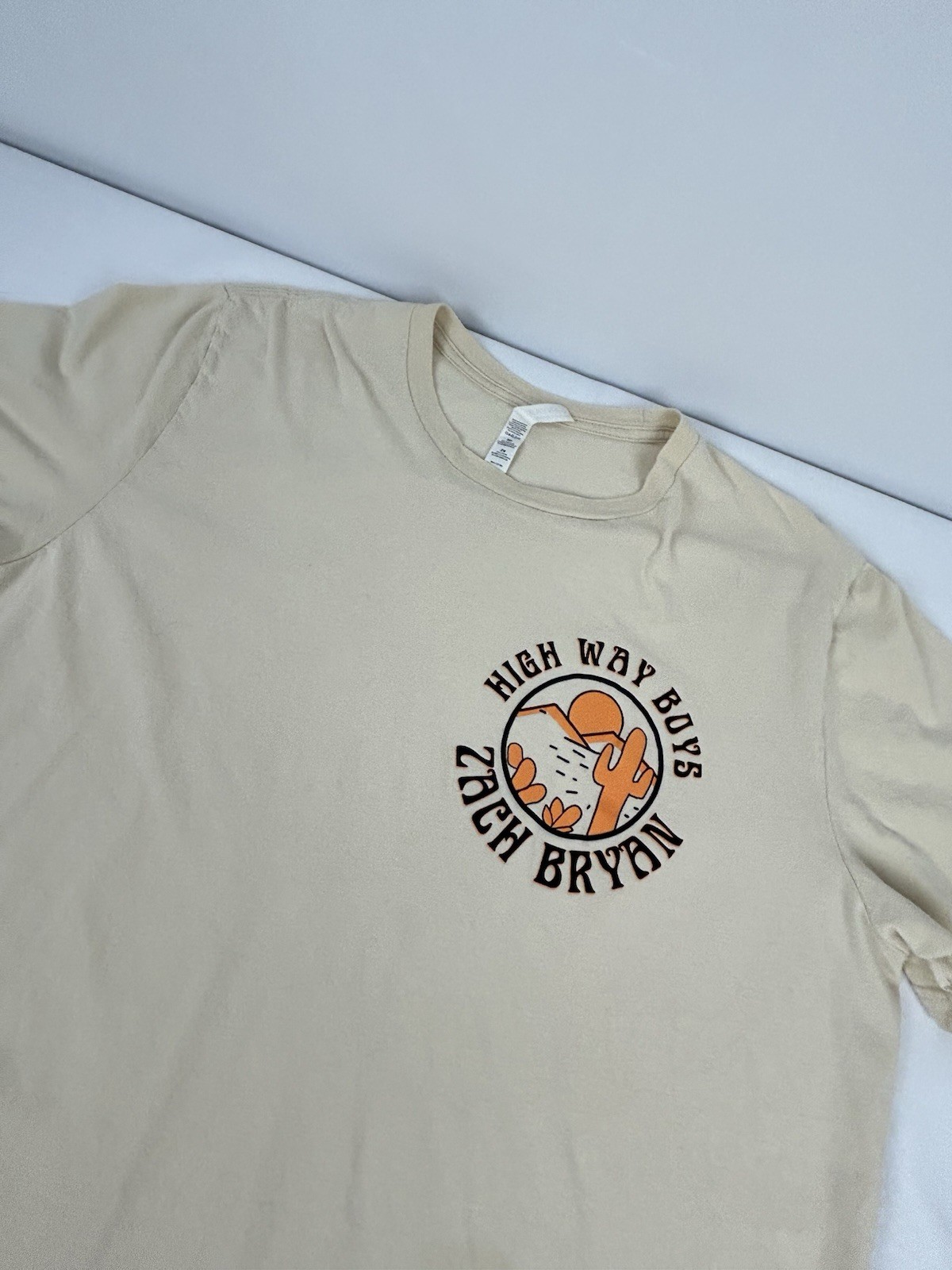 Zach Bryan T-Shirt Men&rsquo;s XXL Highway Boys Something in the Orange