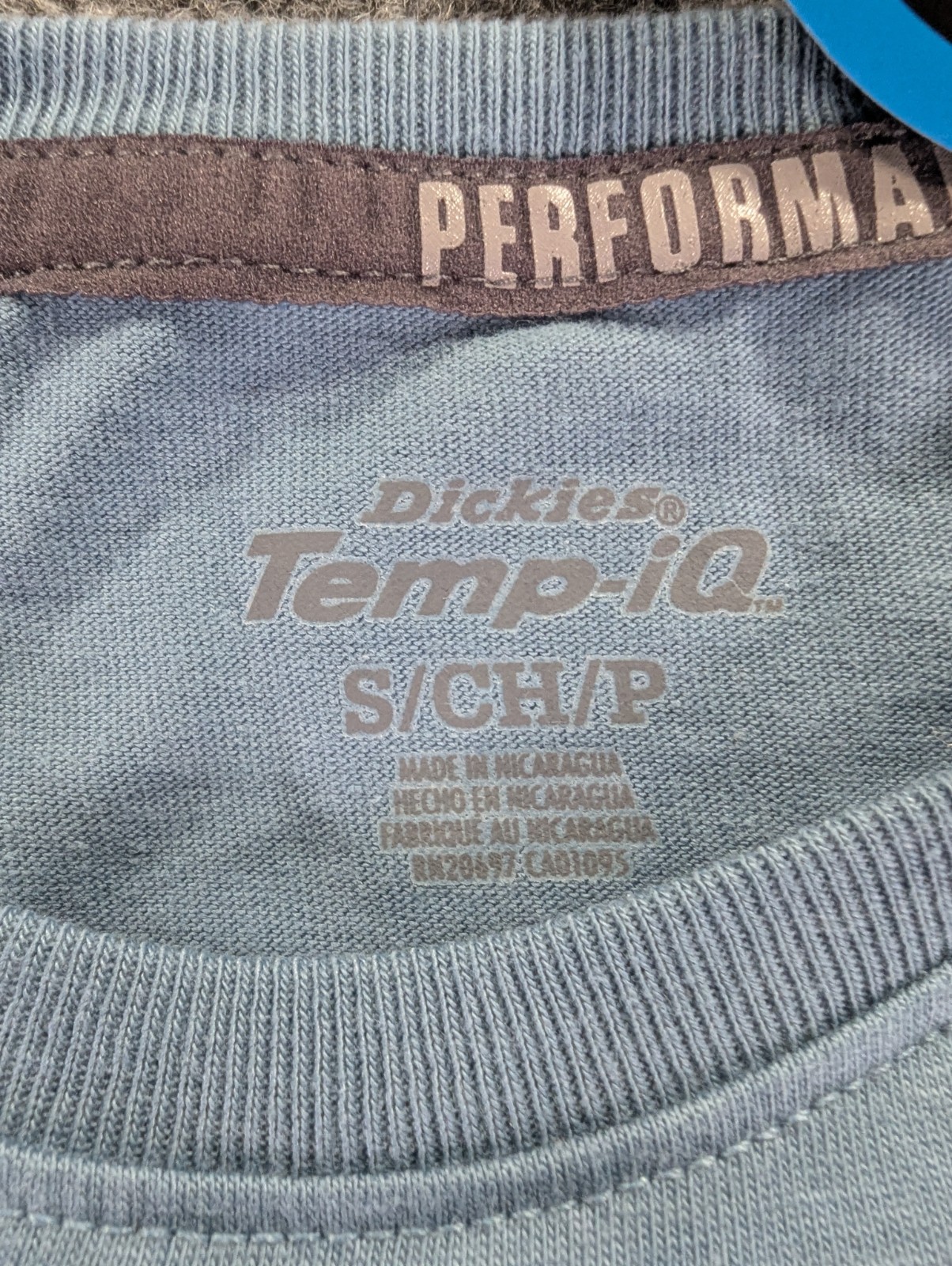 NEW! Dickies Temp iQ Performance Cooling Pocket T Shirt Men&rsquo;s Size Small Blue