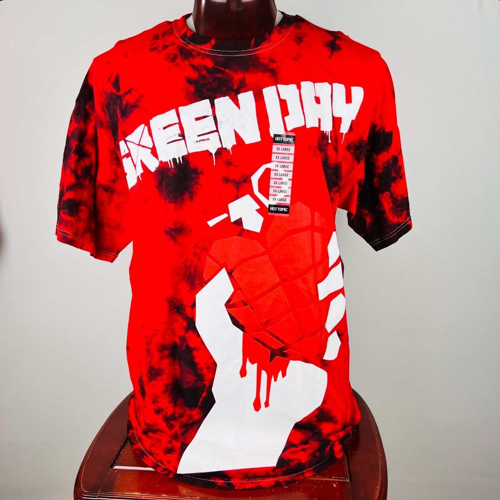 Green Day Tie Dye 2XL T-Shirt Shirt NWT