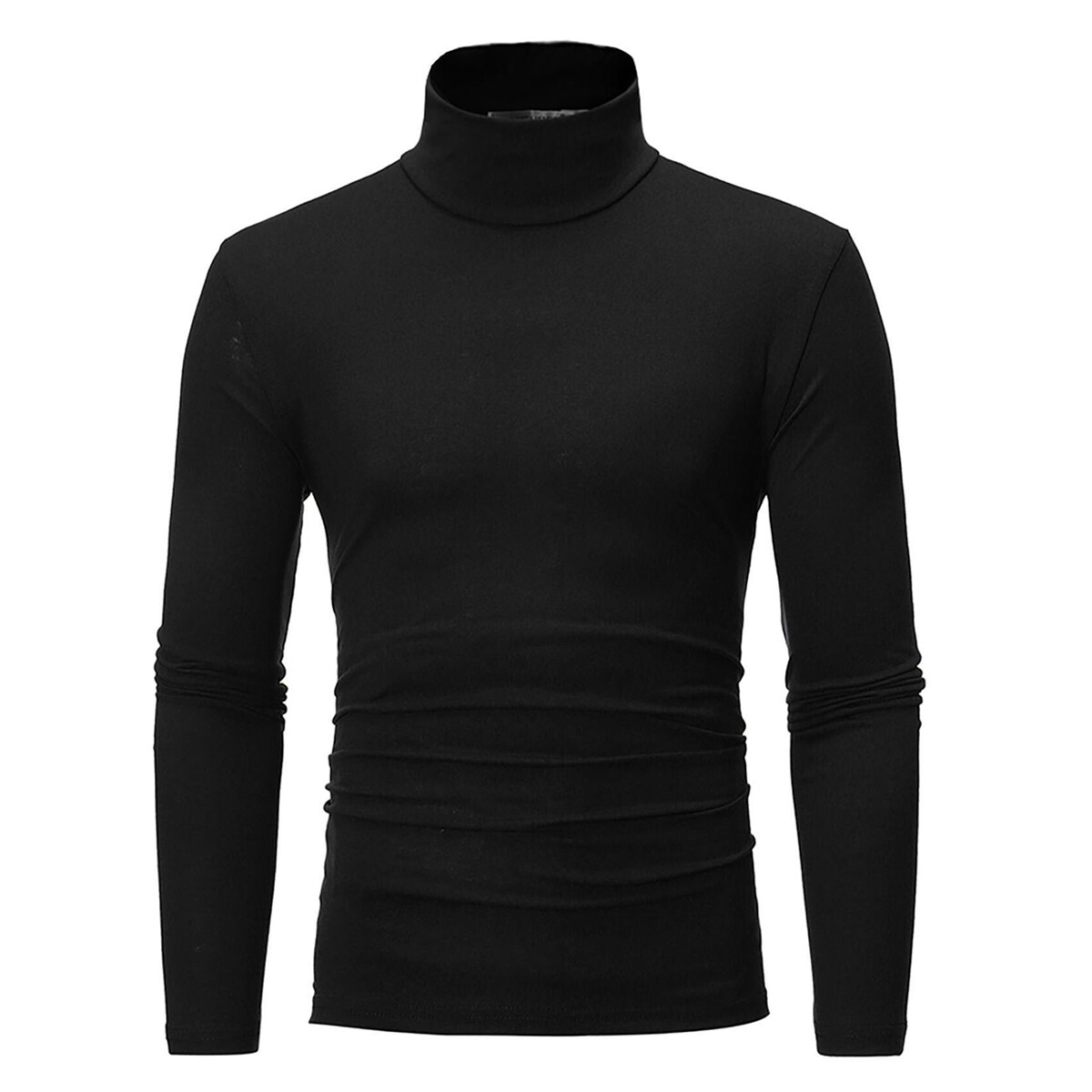 Men&rsquo;s Turtleneck Pullover Slim Fit T-Shirts Long Sleeve Jumper Casual Warm Top
