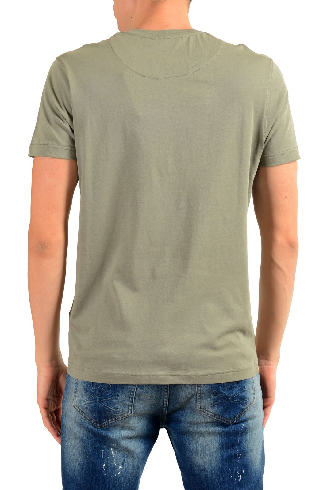 Roberto Cavalli Men&rsquo;s Gray Graphic Print T-Shirt Sz S M L XL 2XL