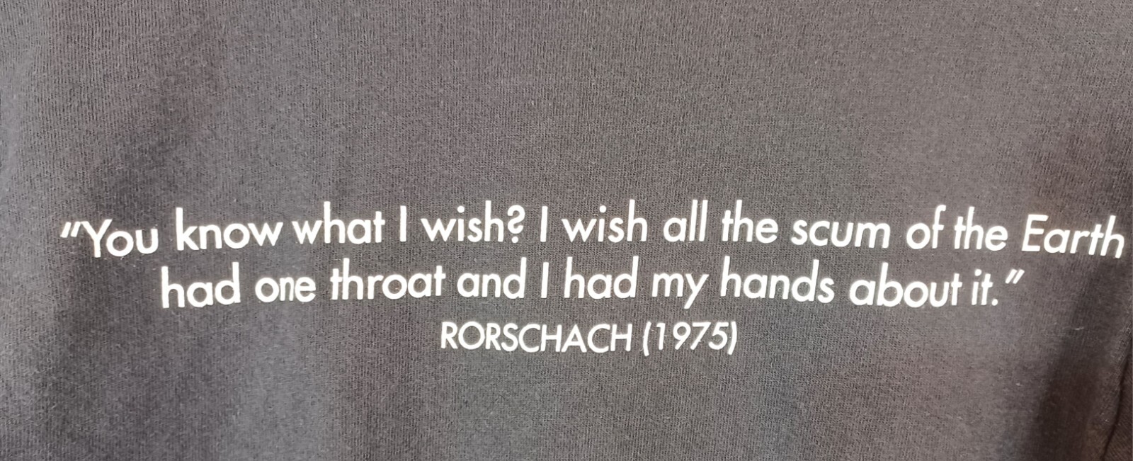 Vintage Watchmen Movie Shirt 2009 Rorschach Double Sided Alan Moore DC Comics🔥