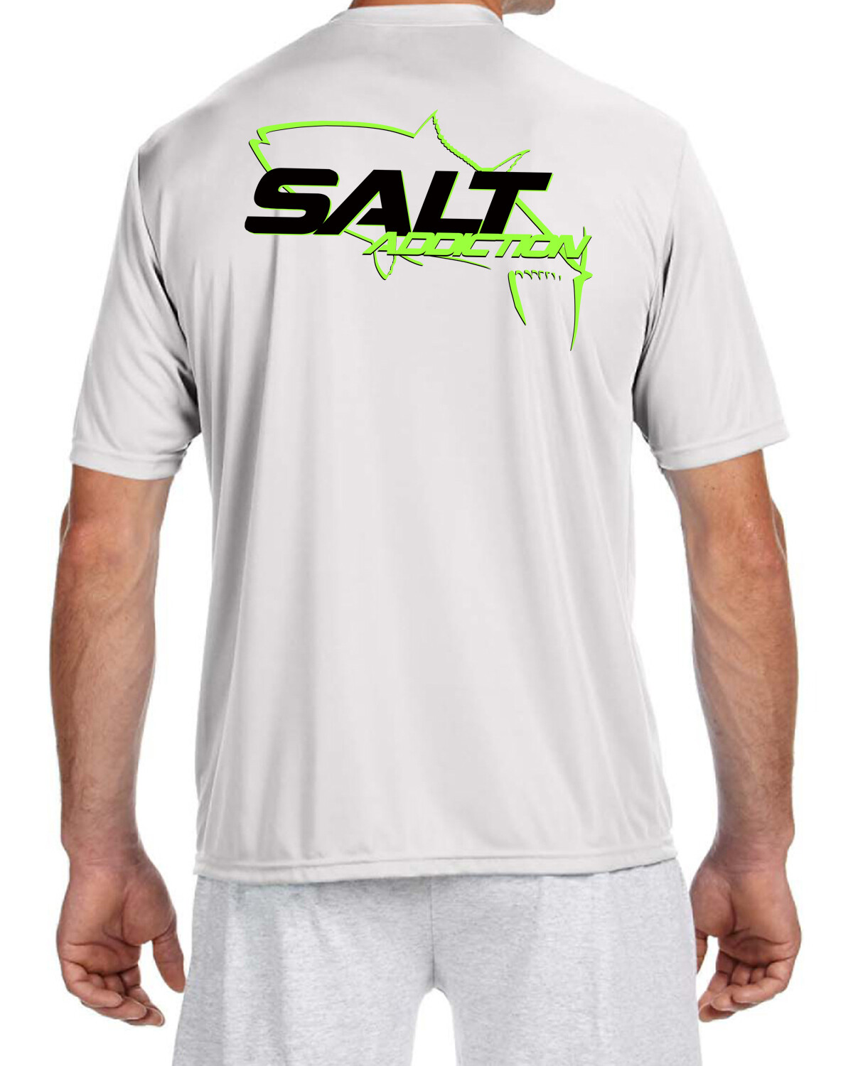 Salt Addiction Short Sleeve MicroFiber Fishing Shirt uv protection 30