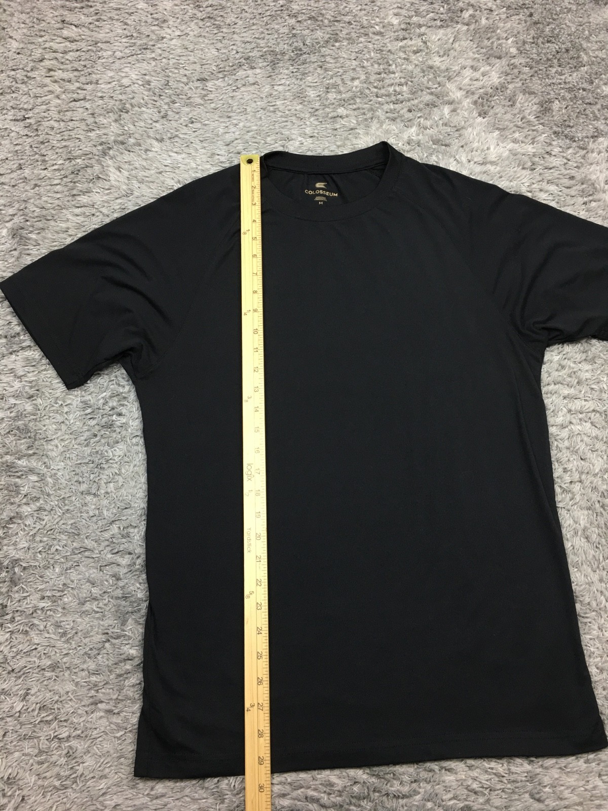Colosseum Shirt Mens Size Medium Black Short Sleeve Stretch