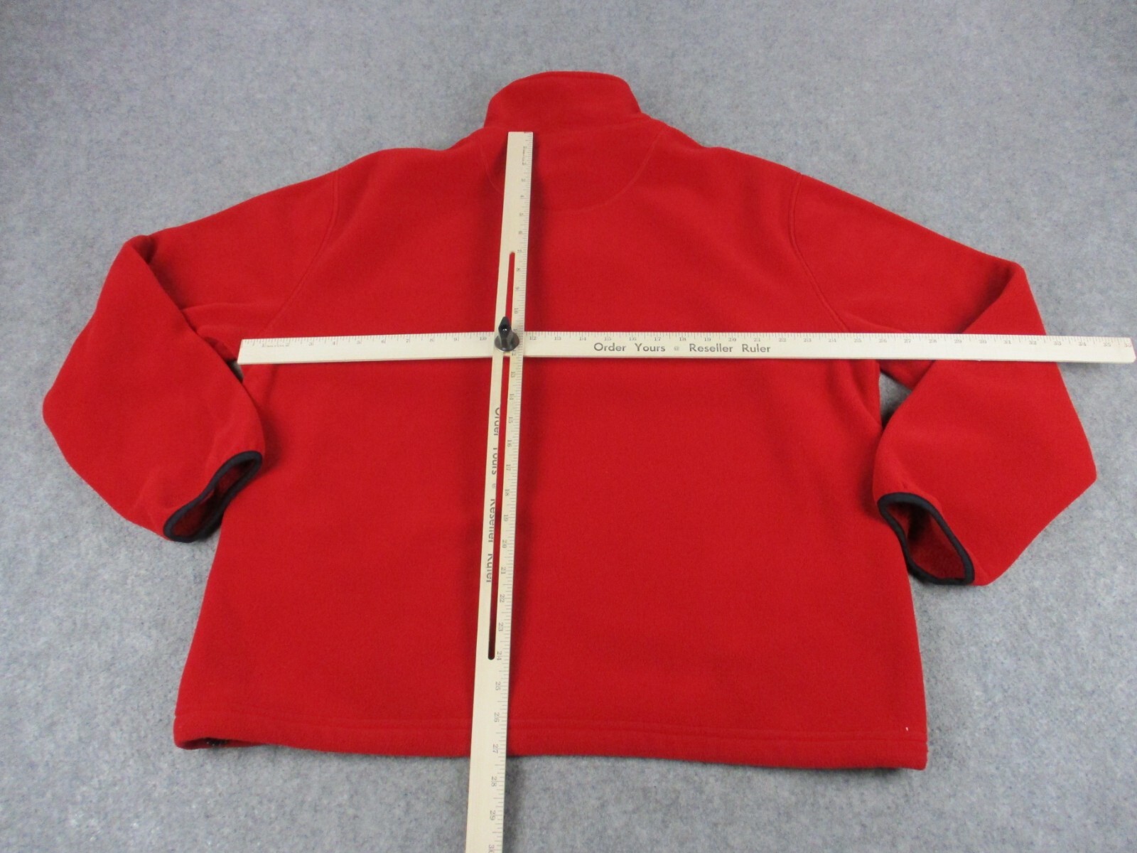VINTAGE Ralph Lauren Sweater Mens Extra Large Red Fleece Polo Sport Sweatshirt