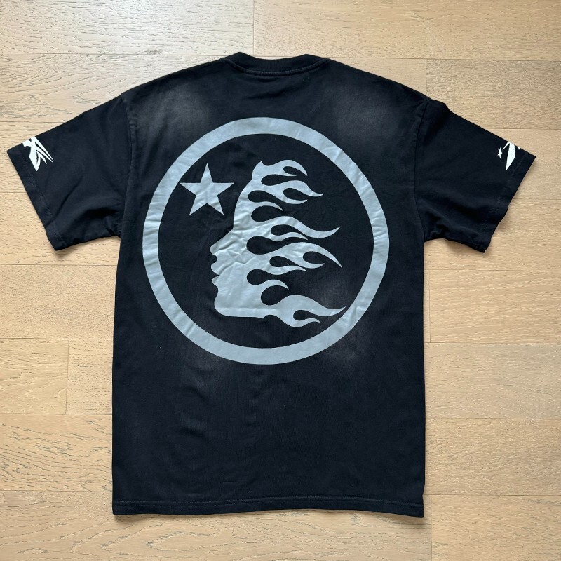 Men&rsquo;s Hell Studios star Gel Sport Logo tee cotton short sleeved T-shirt 3 Color