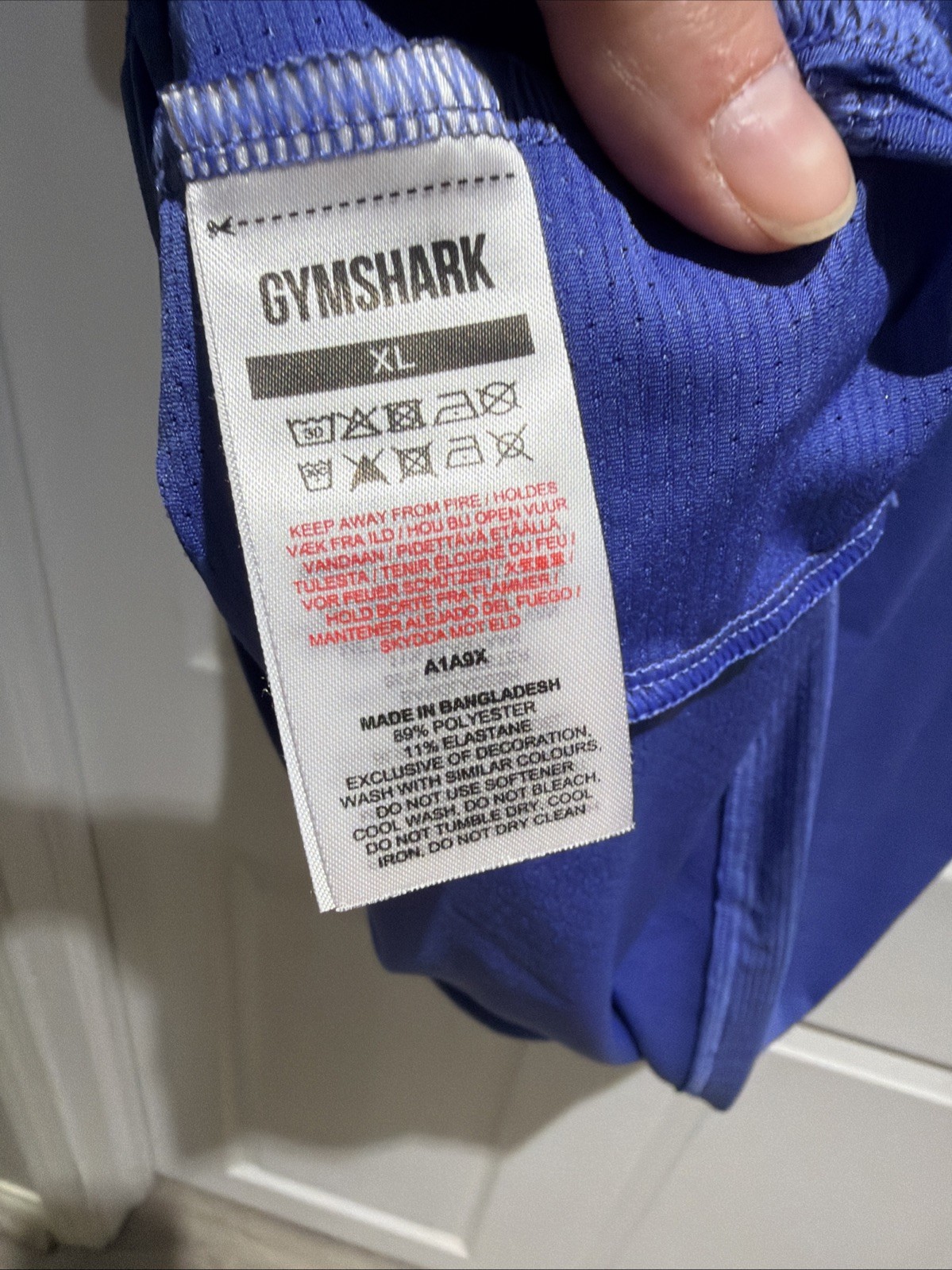 Gymshark Men’s Athletic T-Shirts Lot of 2 Size XL Blue Green Workout Gym
