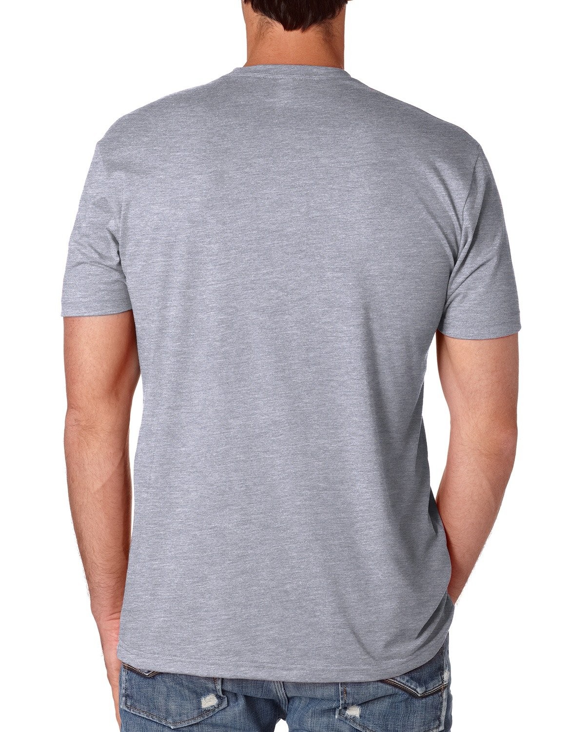 Men&rsquo;s CVC Crewneck Jersey T-Shirt, Dark Hthr Gray, X-Large