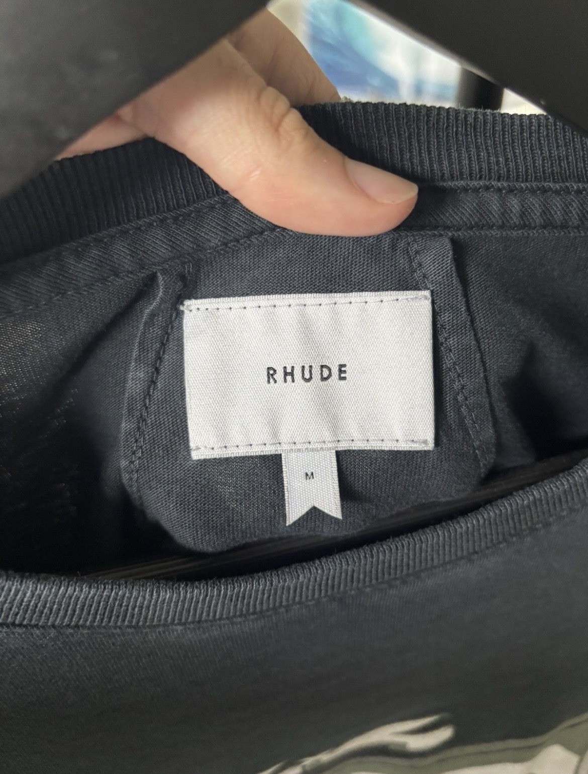 Rhude Desert Racing Long Sleeve Graphic T-Shirt