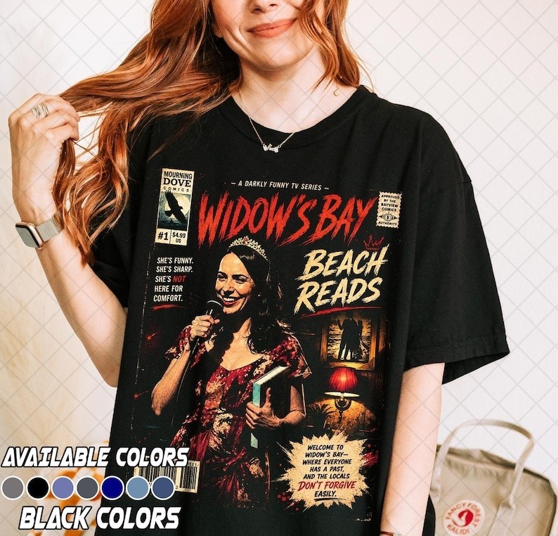 Widow&rsquo;s Bay Beach Reads Shirt, Horror TV Series Tee, Comic Cover Graphic Tee