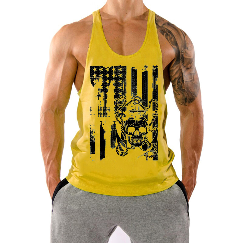 Men&rsquo;S Tank Top Gym Tank Top Fitness Men&rsquo;S Fitness BodybuildingClothing Vest