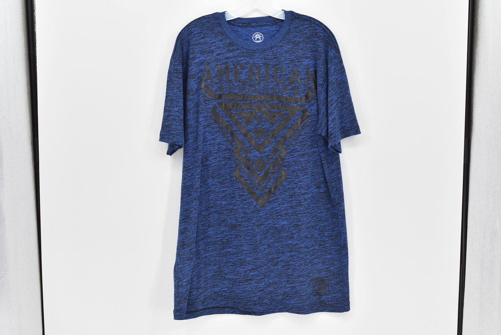 Mens American Fighter Fairbanks Graphic T-shirt, Blue, XL