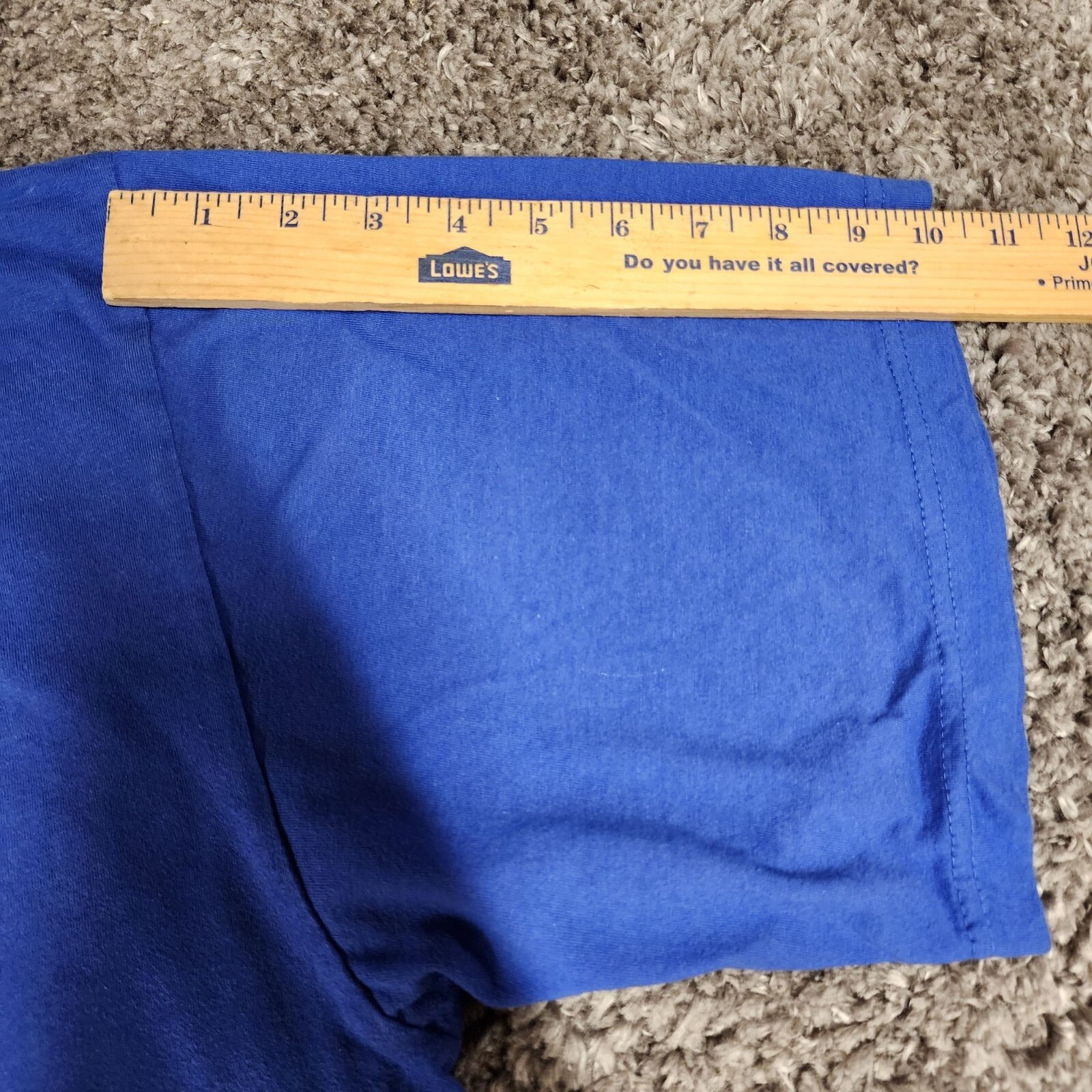 Sada Men T Shirt 5XL Blue Color Work Wear Small Stain