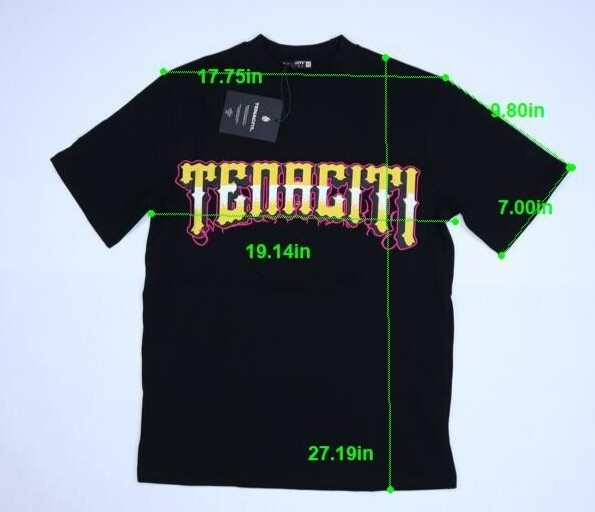 Tenaciti Studios Black Heavyweight Cotton Short Sleeve Tee Skull Sword Mens XS