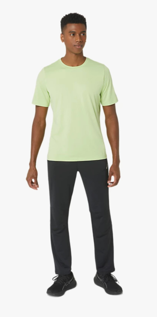 ASICS MEN&rsquo;S SHORT SLEEVE HTHR TECH TOP Lime Green Heather 3XL
