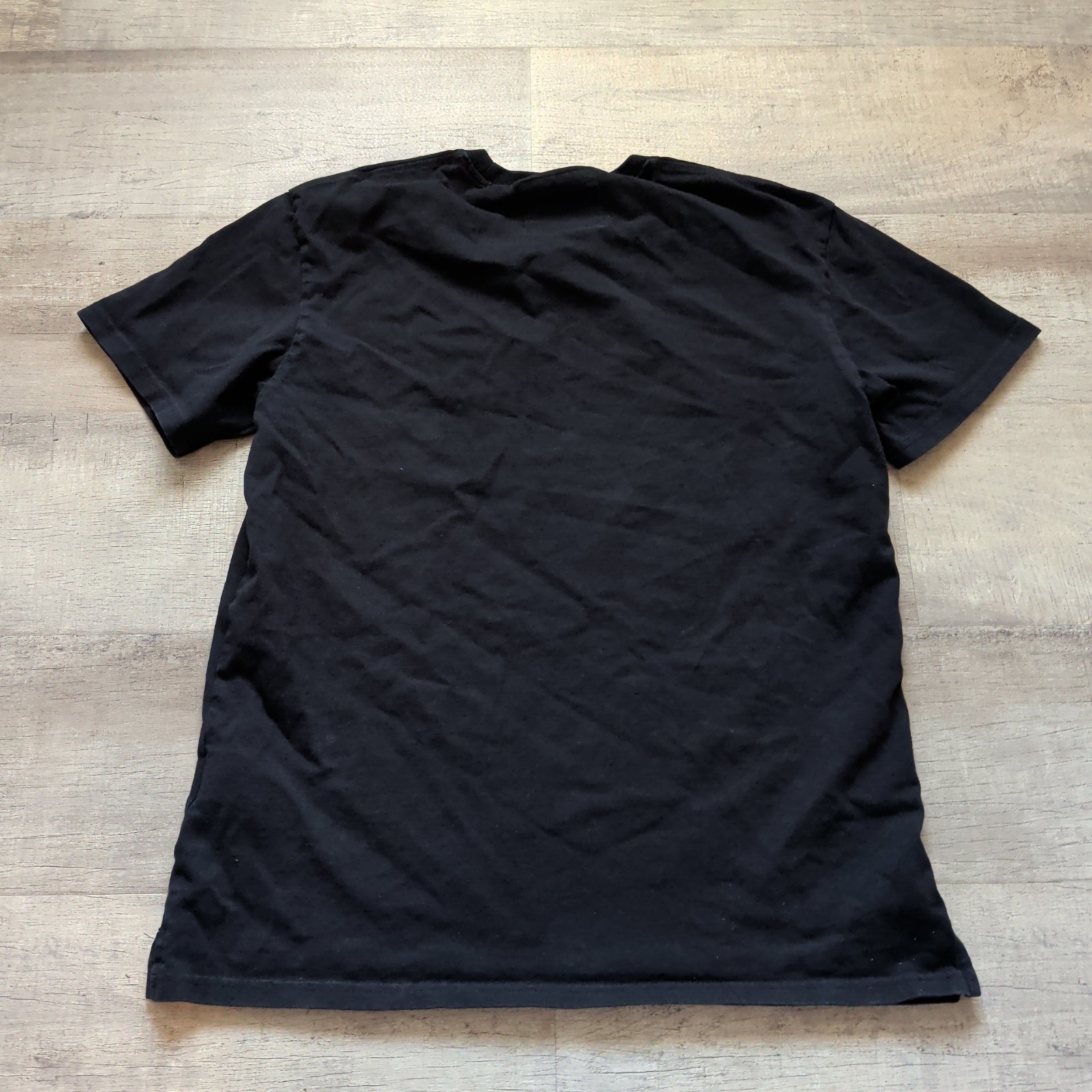 Mens SuperDry Big Logo Graphic T Shirt Black Size XL British Design EUC
