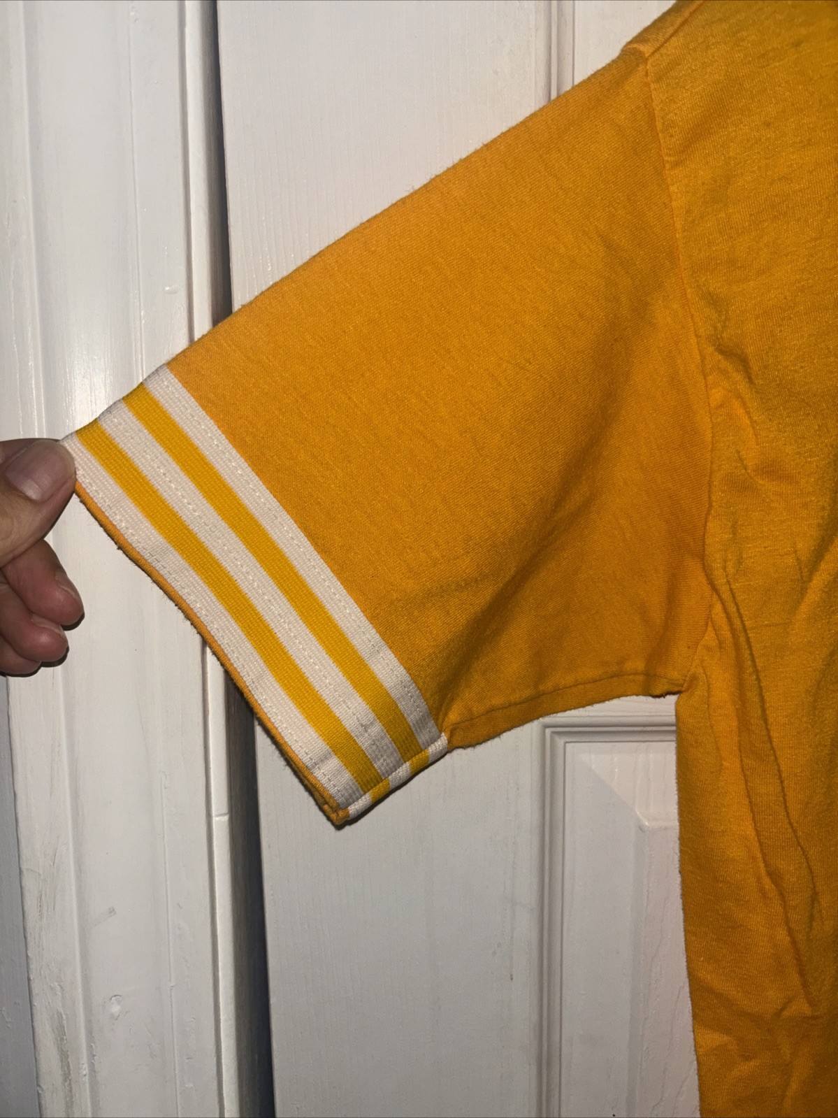 Vintage 1980s West Point U.S.M.A Shirt Size L 42-44 Sportswear Tag Yellow USA