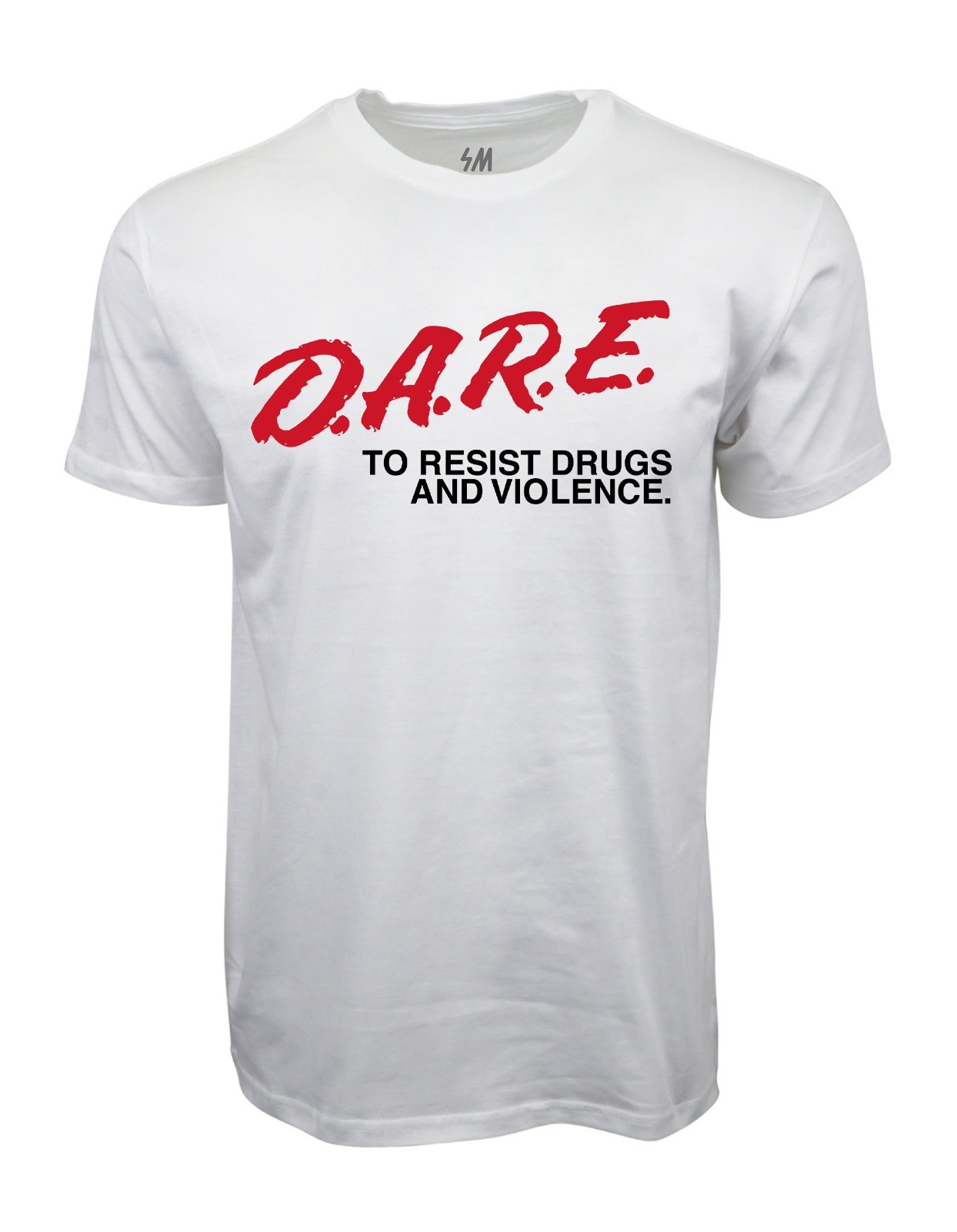 DARE TO RESIST DRUGS AND VIOLENCE GRAPHIC T SHIRT