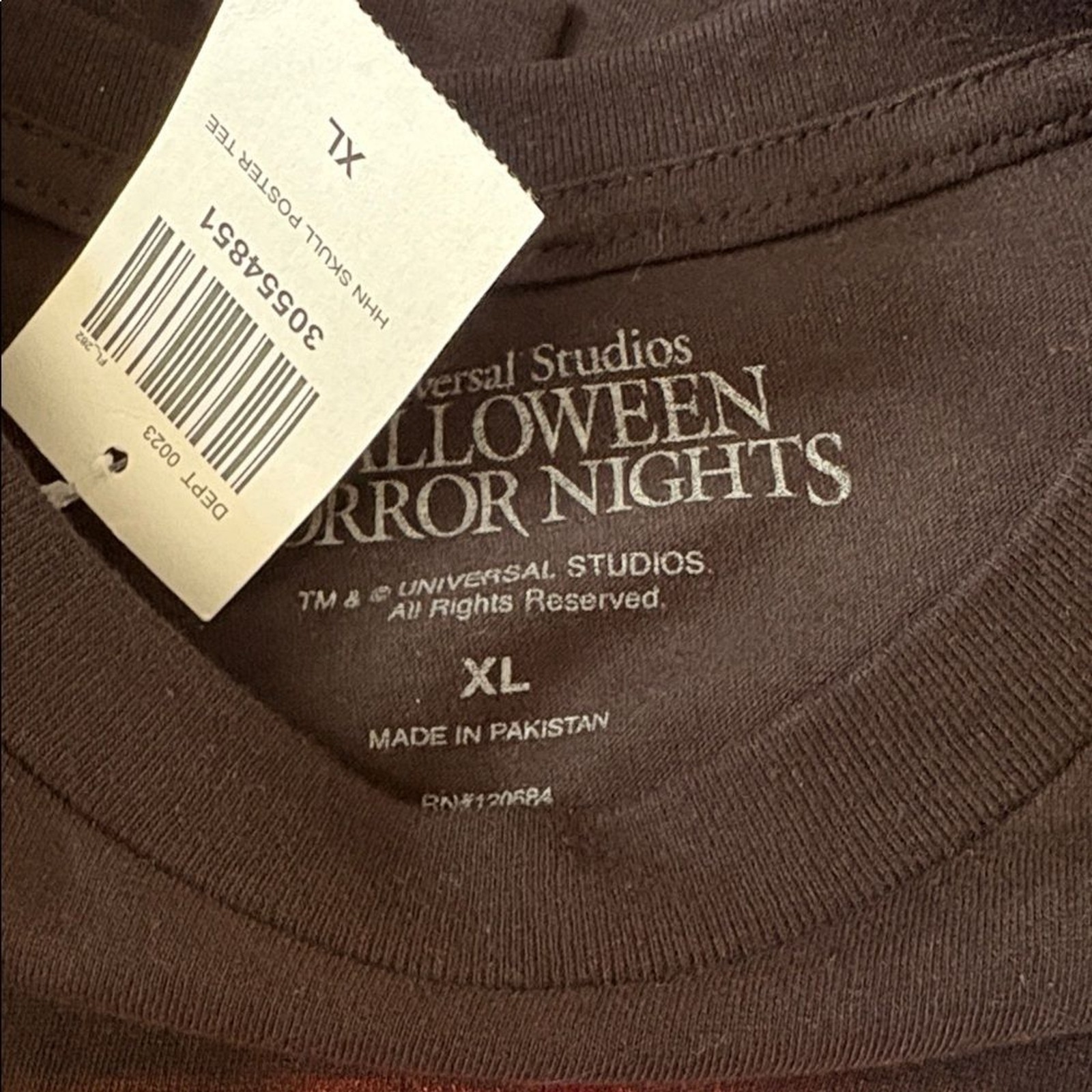 NWT Universal Halloween Horror Nights Menacing Skull Tee Bundle 4pc