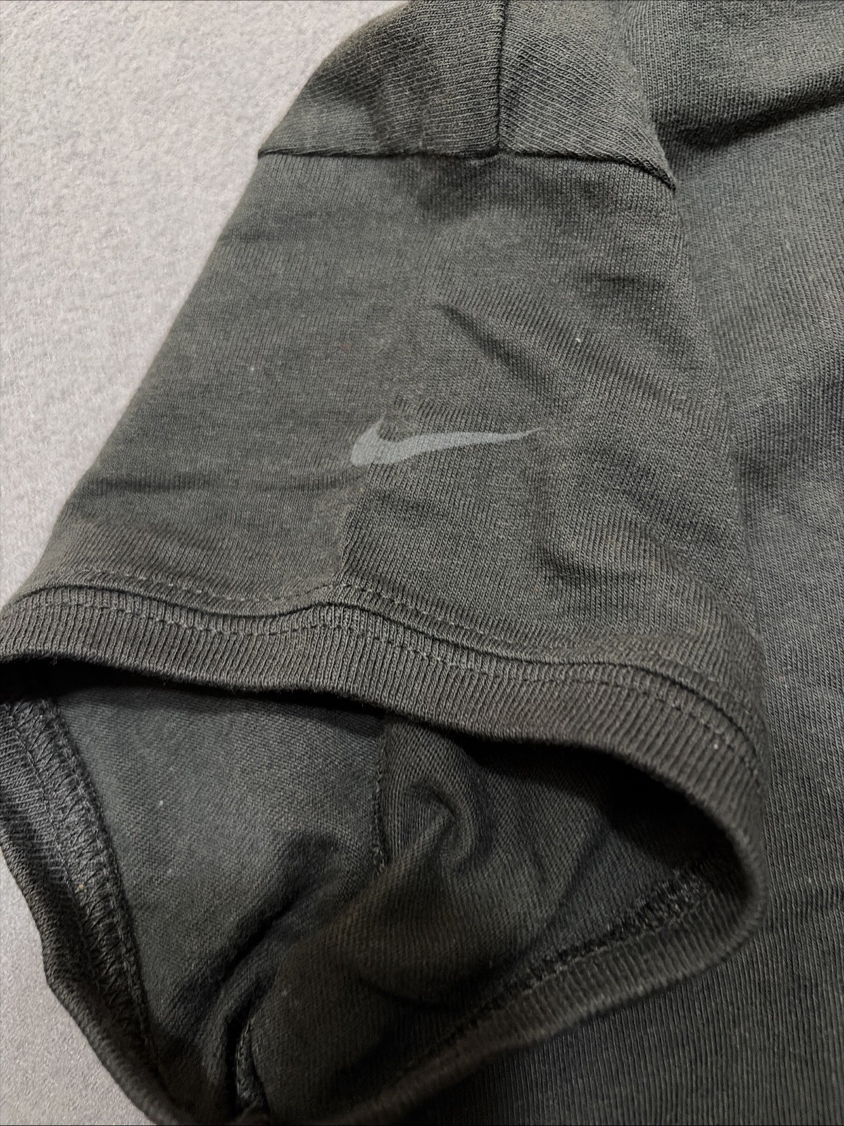 Nike 10 2 Lance Armstrong Logos Black Yellow Ringer Women’s XL