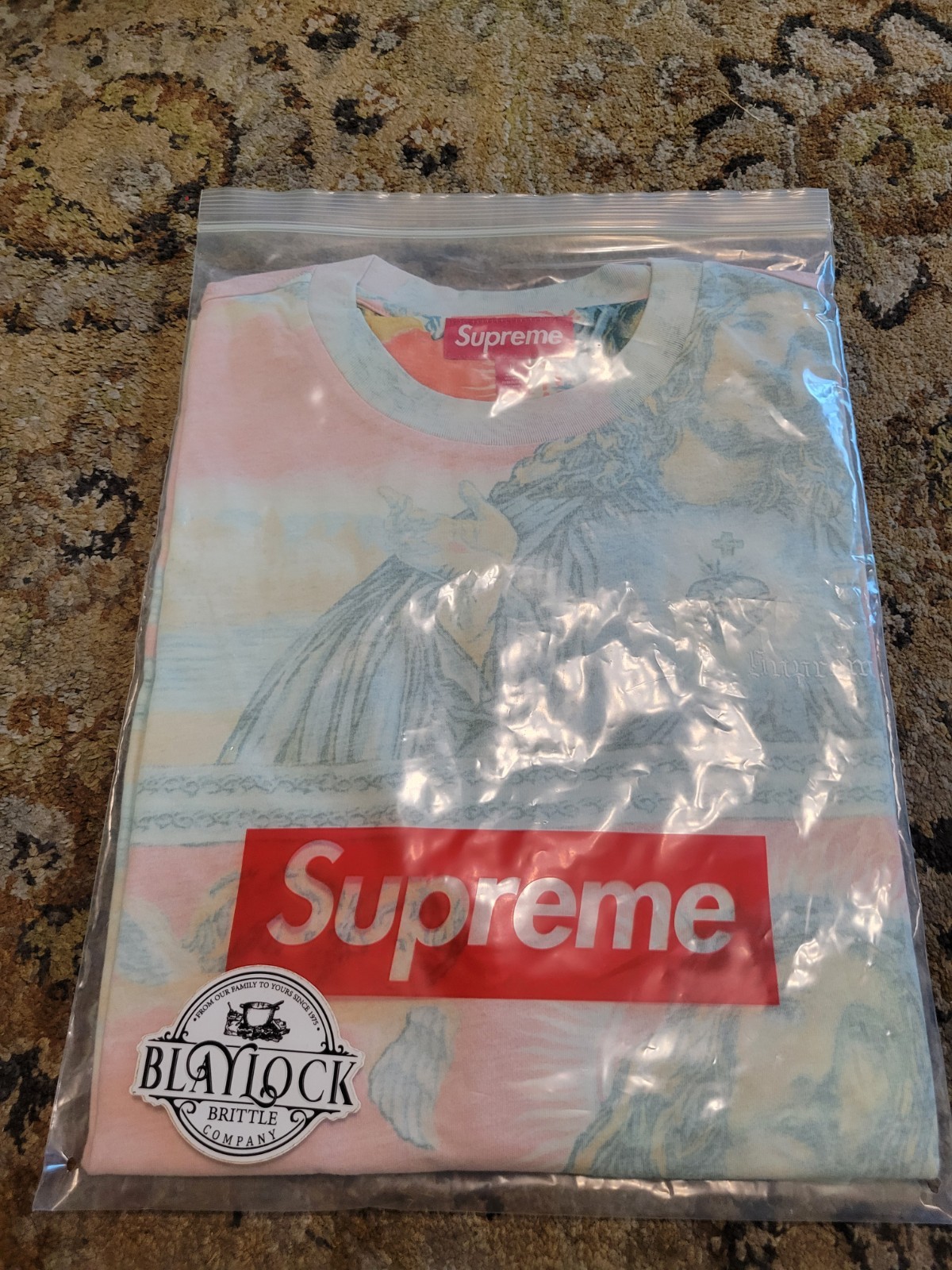 Supreme Jesus S/S Top Size Large FW25 In Hand