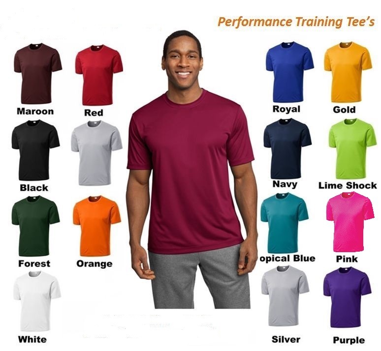 MEN&rsquo;S BIG & TALL MOISTURE WICK DRY FIT SPORT TEK SHORT SLEEVE T-SHIRT NEW TST350