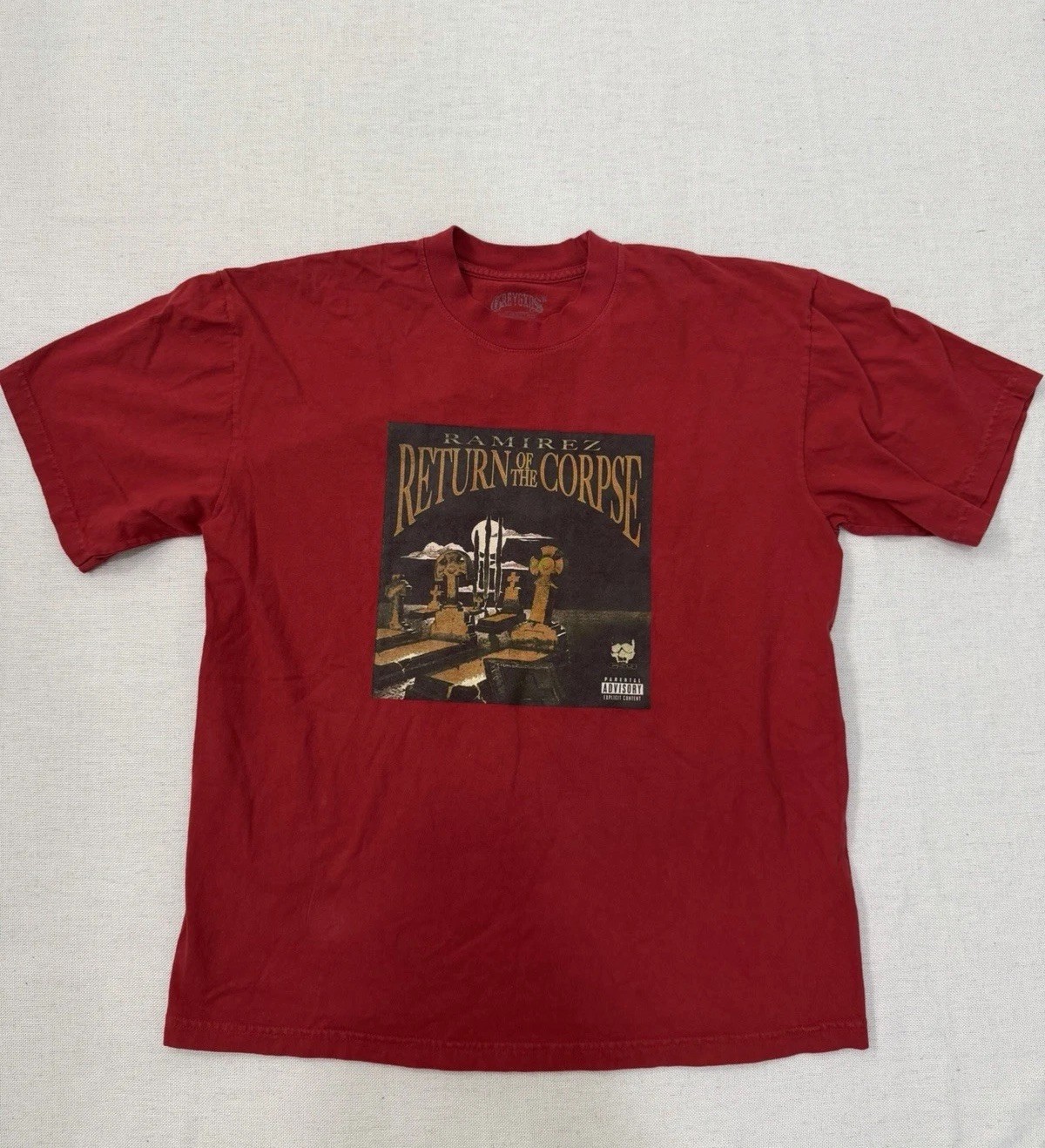 GREYGXDS Return Of The Corpse T-ShirtG59 Ramirez Suicide Boys Rap Tee RED