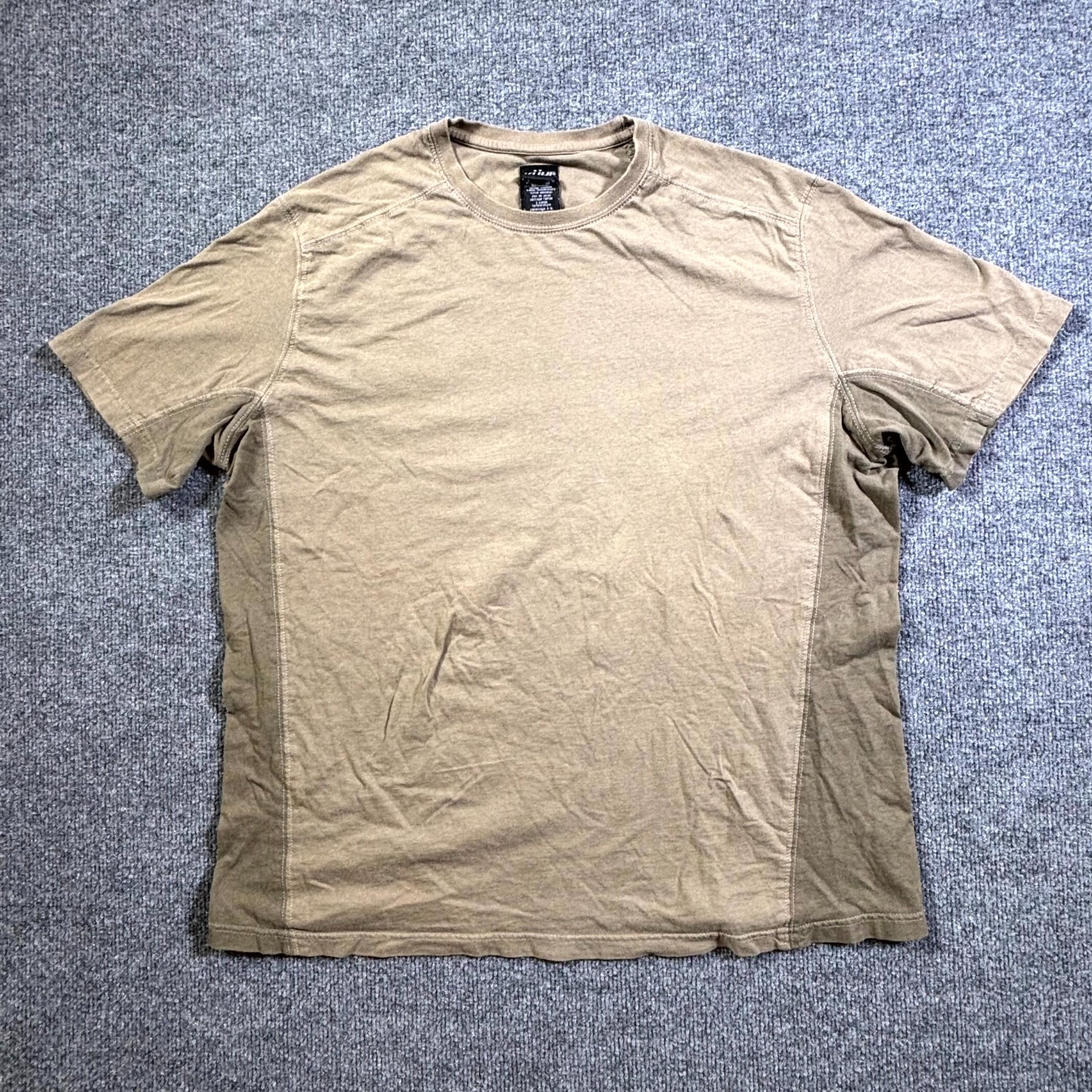 Kuhl T-Shirt Mens L Green Cotton Casual Crew Neck Short Sleeve Summer Streetwear