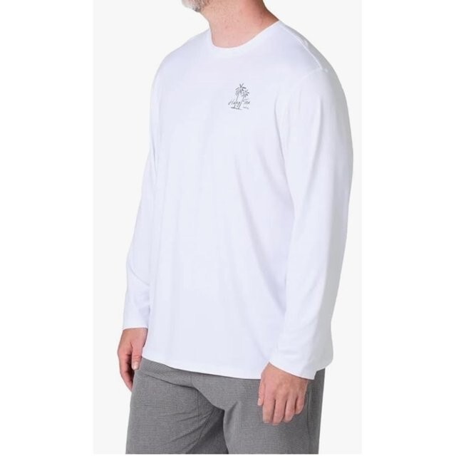 Hang Ten Men&rsquo;s Long Sleeve Sun Tee, UPF 50+, Quick-Dry Fabric, Lightweight, XL