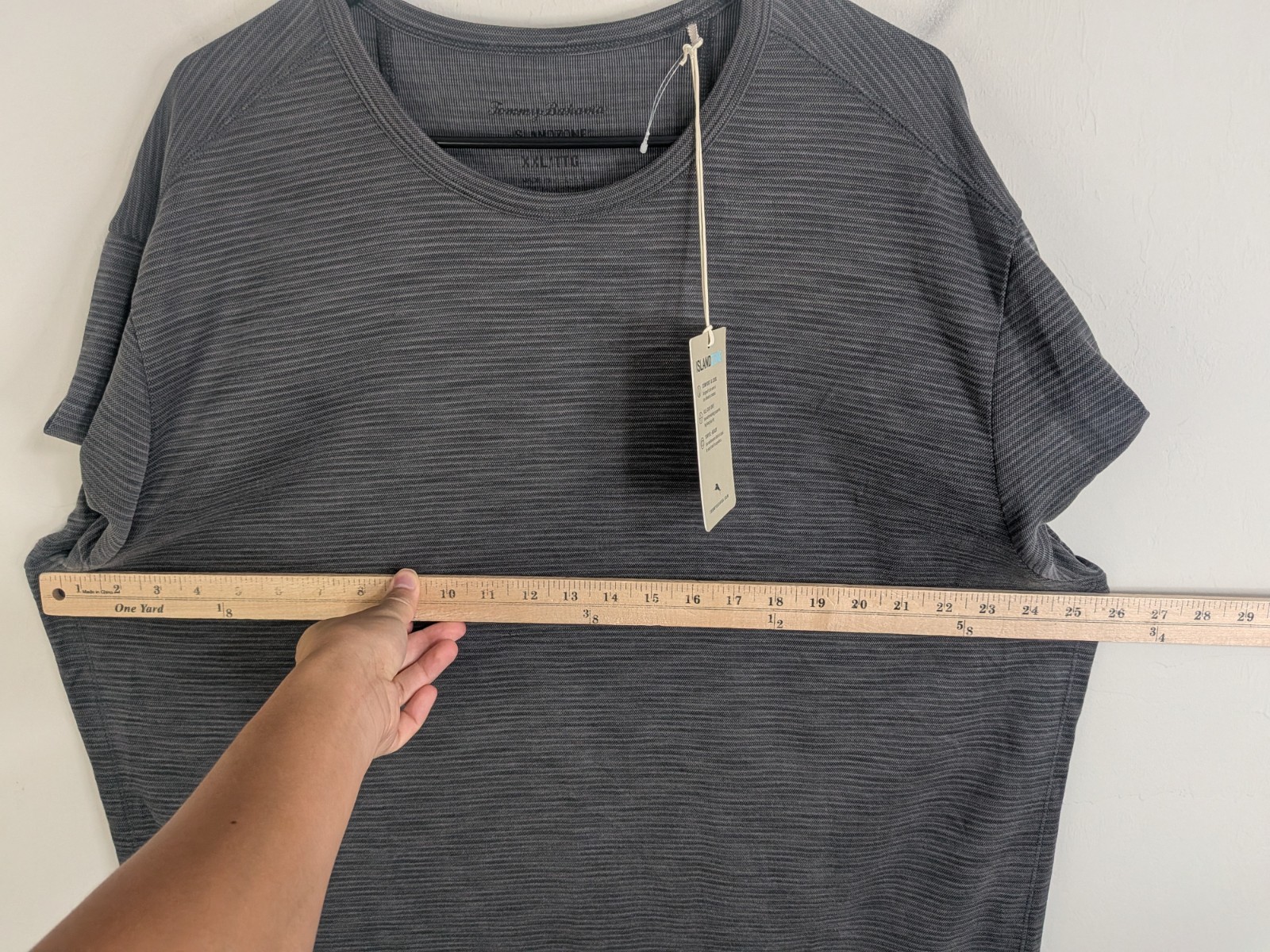 Tommy Bahama « Island Zone » T-shirt Men&rsquo;s 2XL Gray Modal Blend Short Sleeve