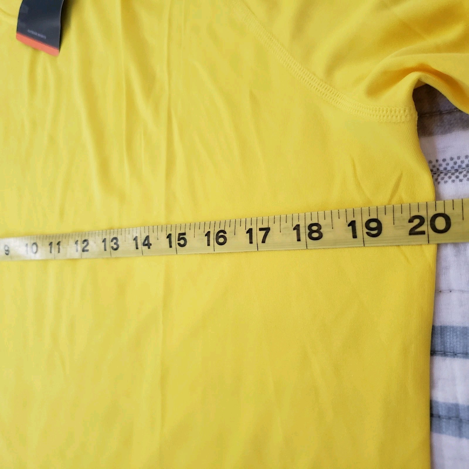 NWT TACVASEN Men&rsquo;s Long Sleeve Quick Dry Athletic Shirt Yellow UPF 50+ Protect