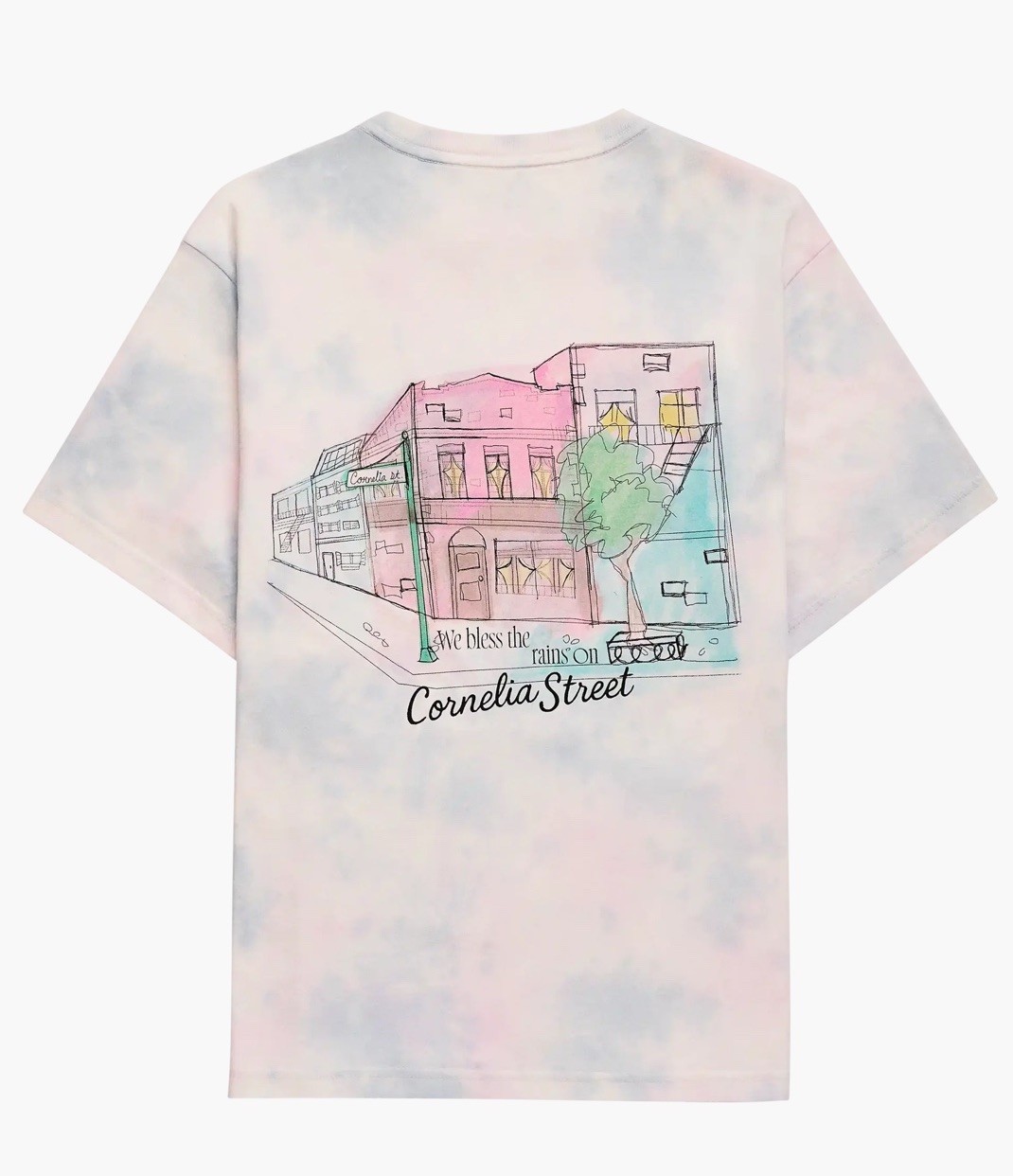 Taylor Swift WE BLESS THE RAINS ON CORNELIA STREET Shirt Size XS, S, M or L
