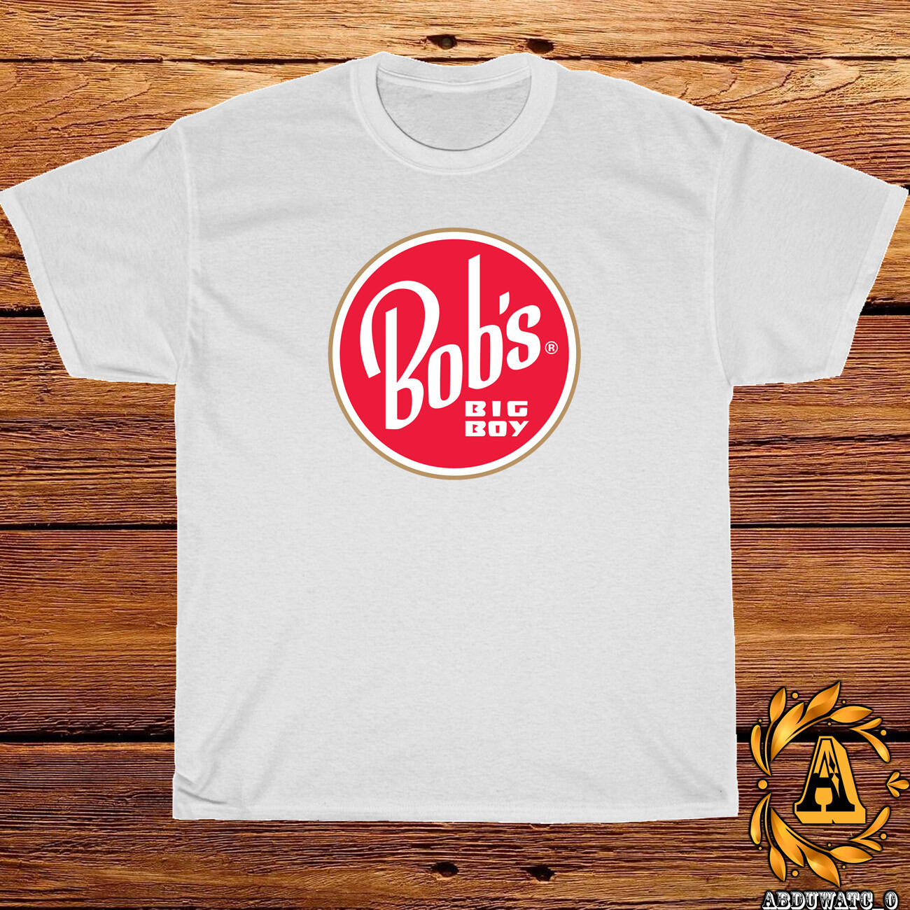 New Bob&rsquo;s Big Boy Company Logo Black/Sport Grey/White/Navy/Red T-Shirt S-5XL
