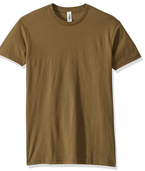 Marky G Apparel Men&rsquo;s Cotton Crew Military Green Size XS NWT