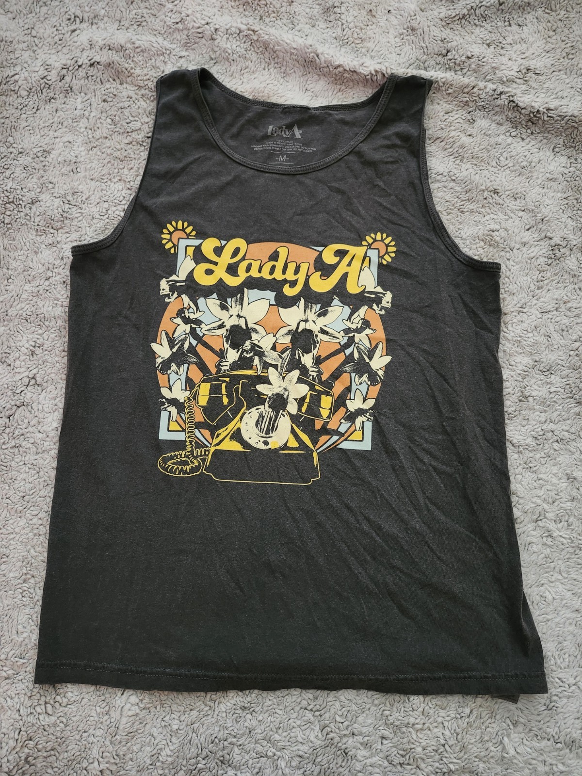 Lady A Tank Top Request Line Tour Merch Overstock Adult Medium Screen Print