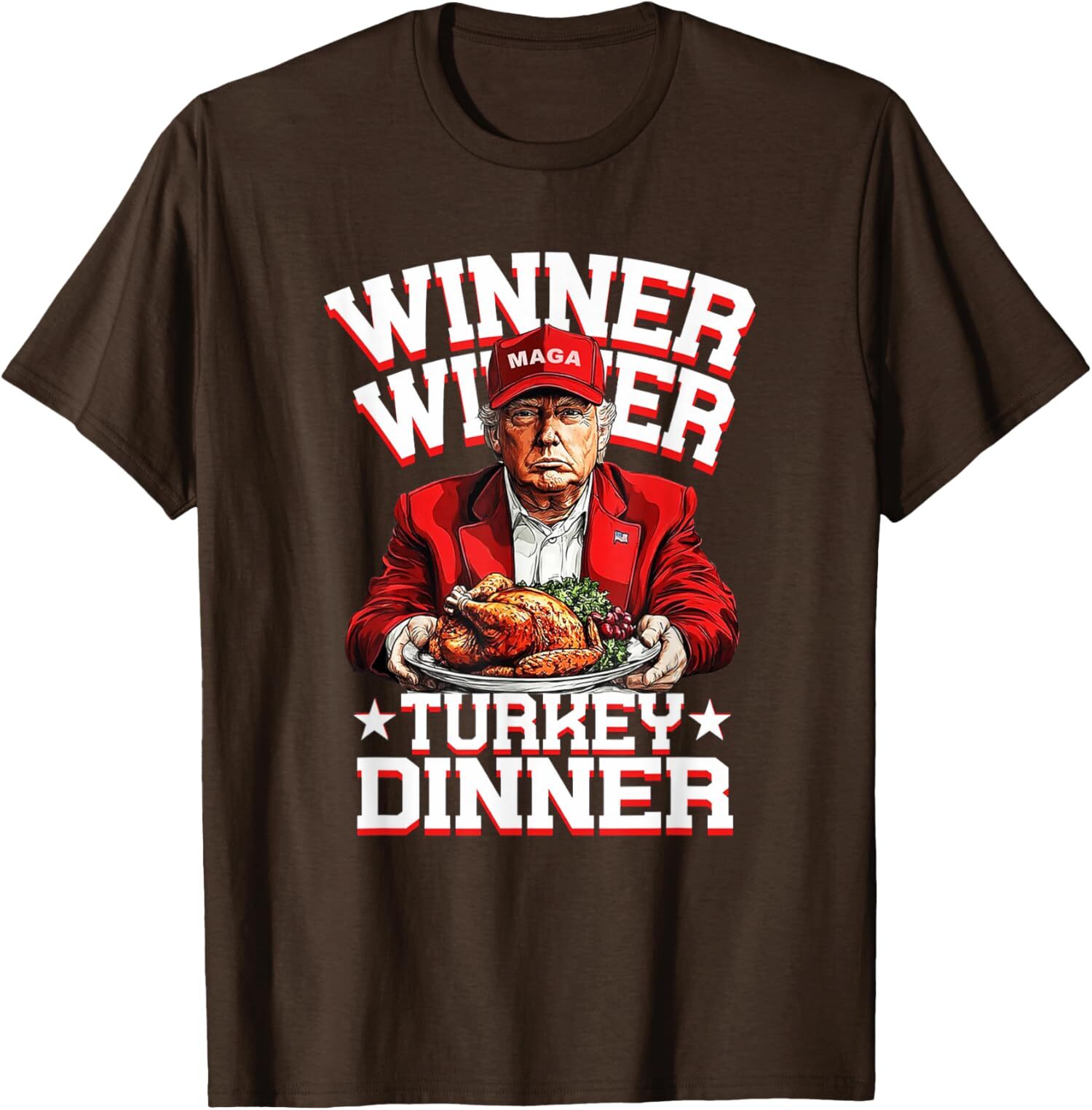 Trump Winner Winner Turkey Dinner Funny Thanksgiving Unisex T-Shirt