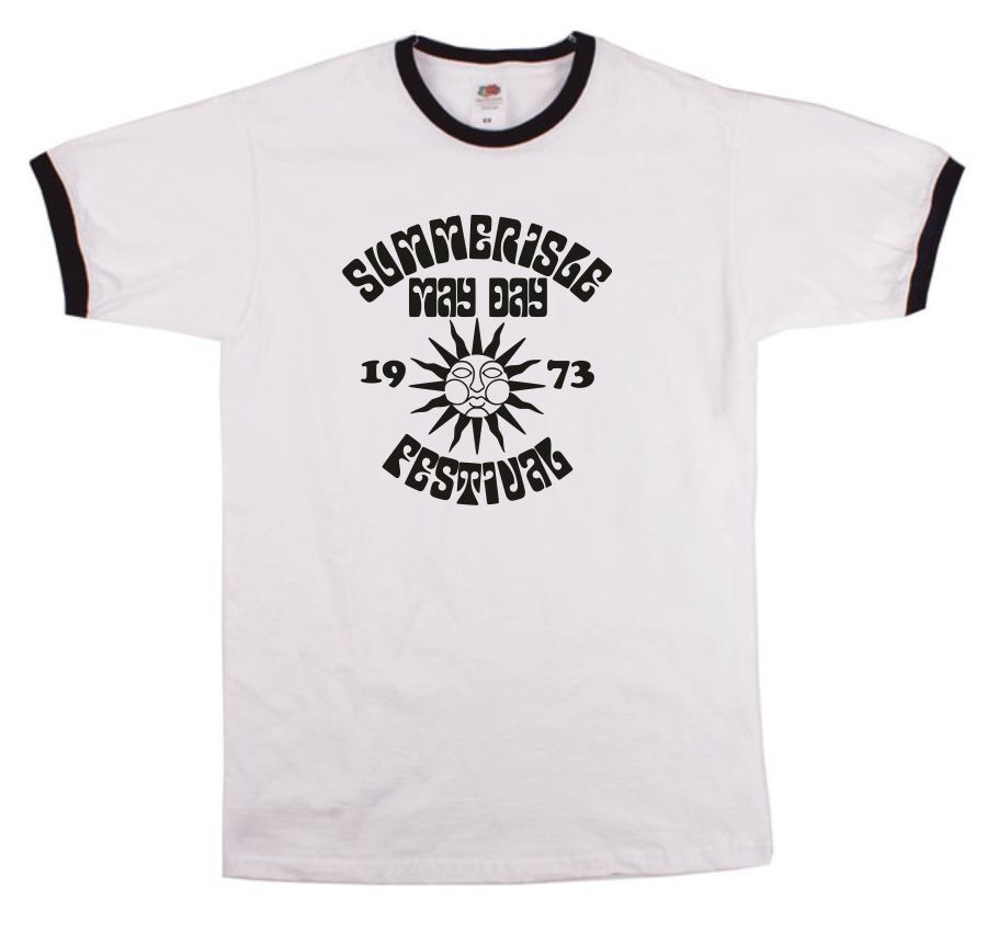 The Wicker Man Ringer T-Shirt – &lsquo;Summerisle May Day Festival 1973&rsquo;, Various Cols